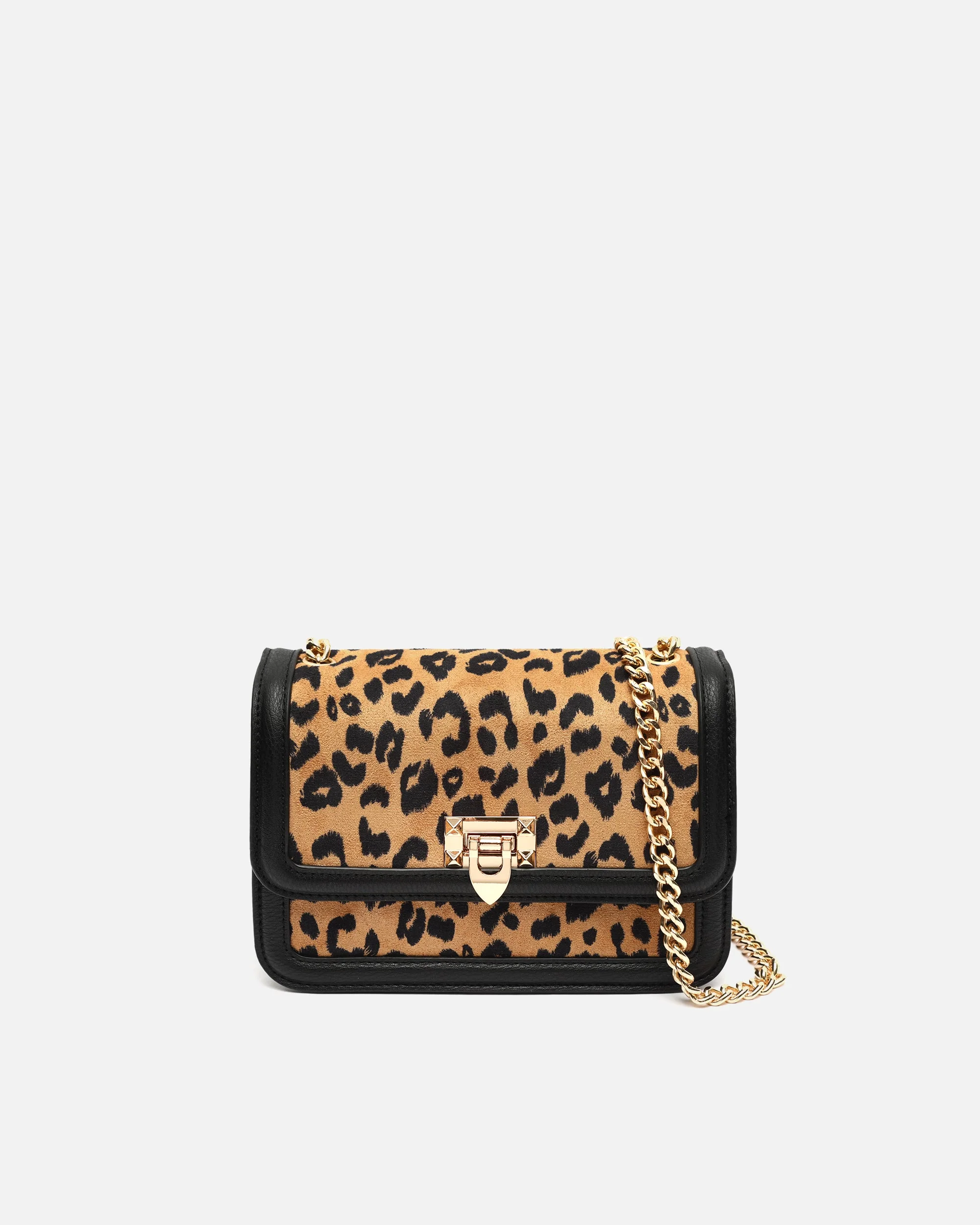 Abigail bolso de fiesta pequeño con solapa y estampado animal print ED.