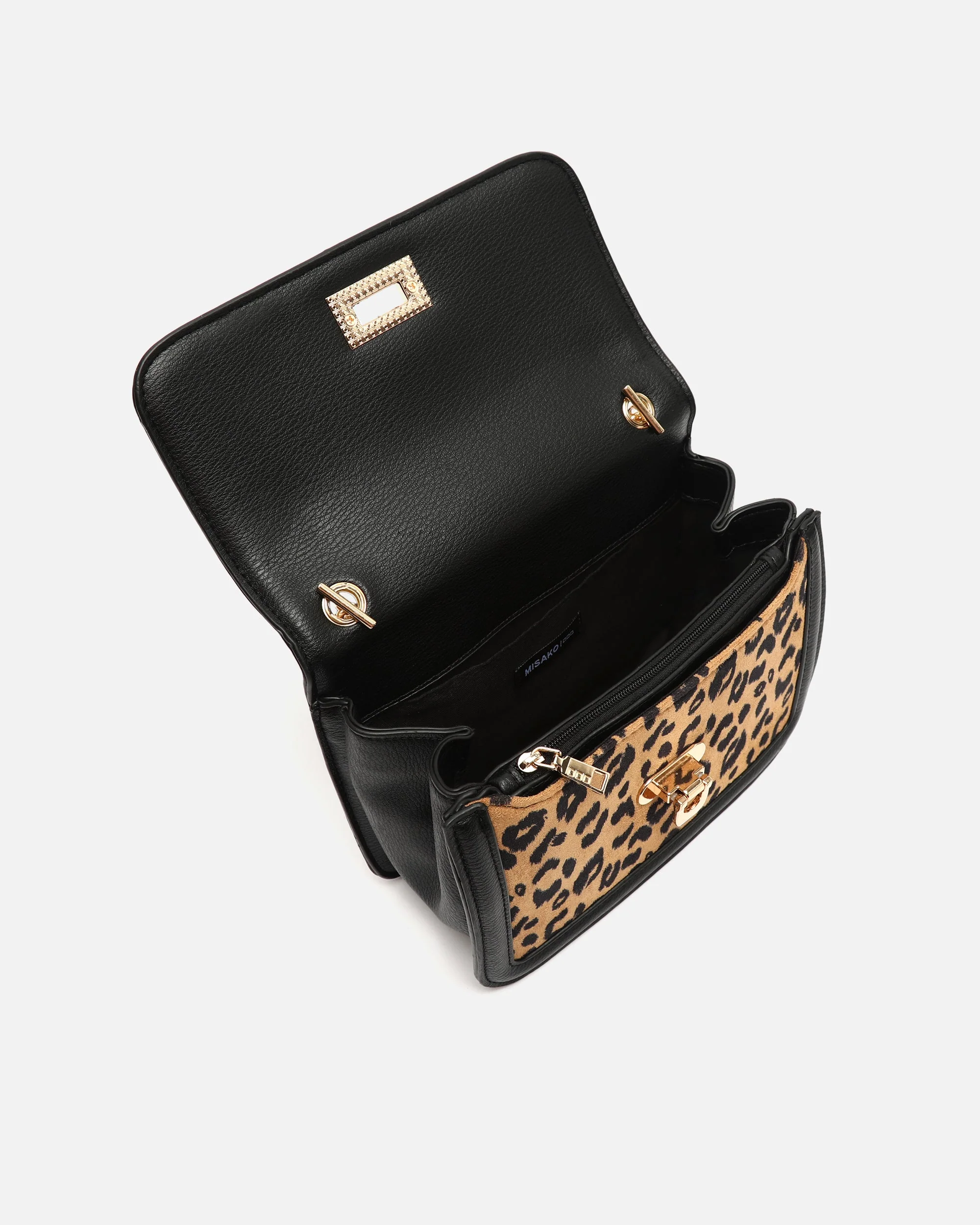 Abigail bolso de fiesta pequeño con solapa y estampado animal print ED. - Image 5