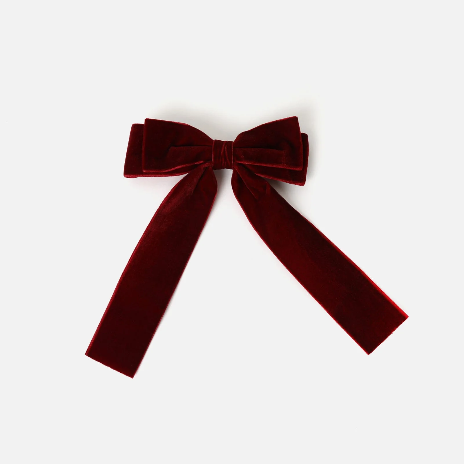 Belle pinza de pelo en forma de lazo de terciopelo ED. - Image 4