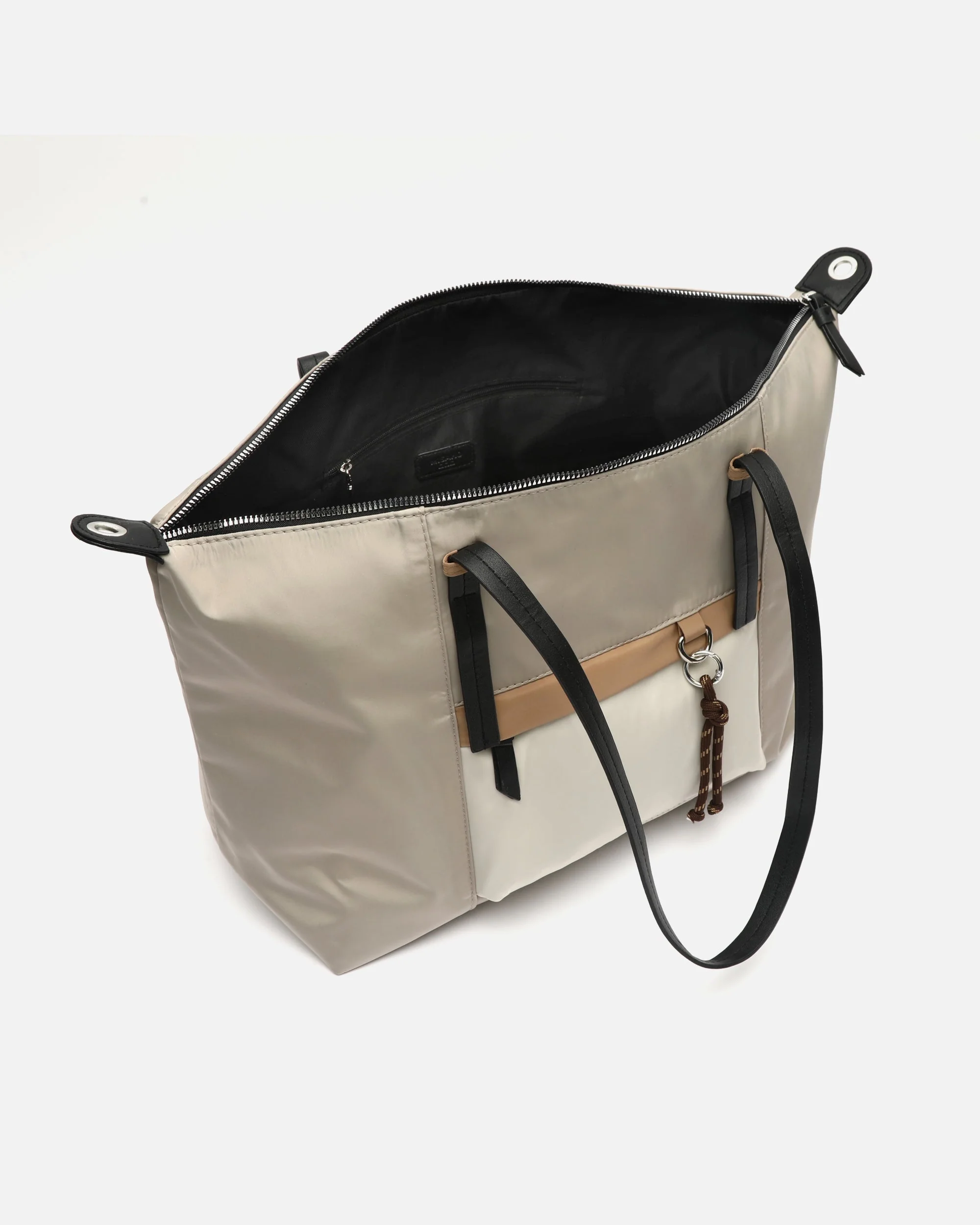 Bristol bolso shopper grande en nylon con asa bandolera extraíble - Image 5