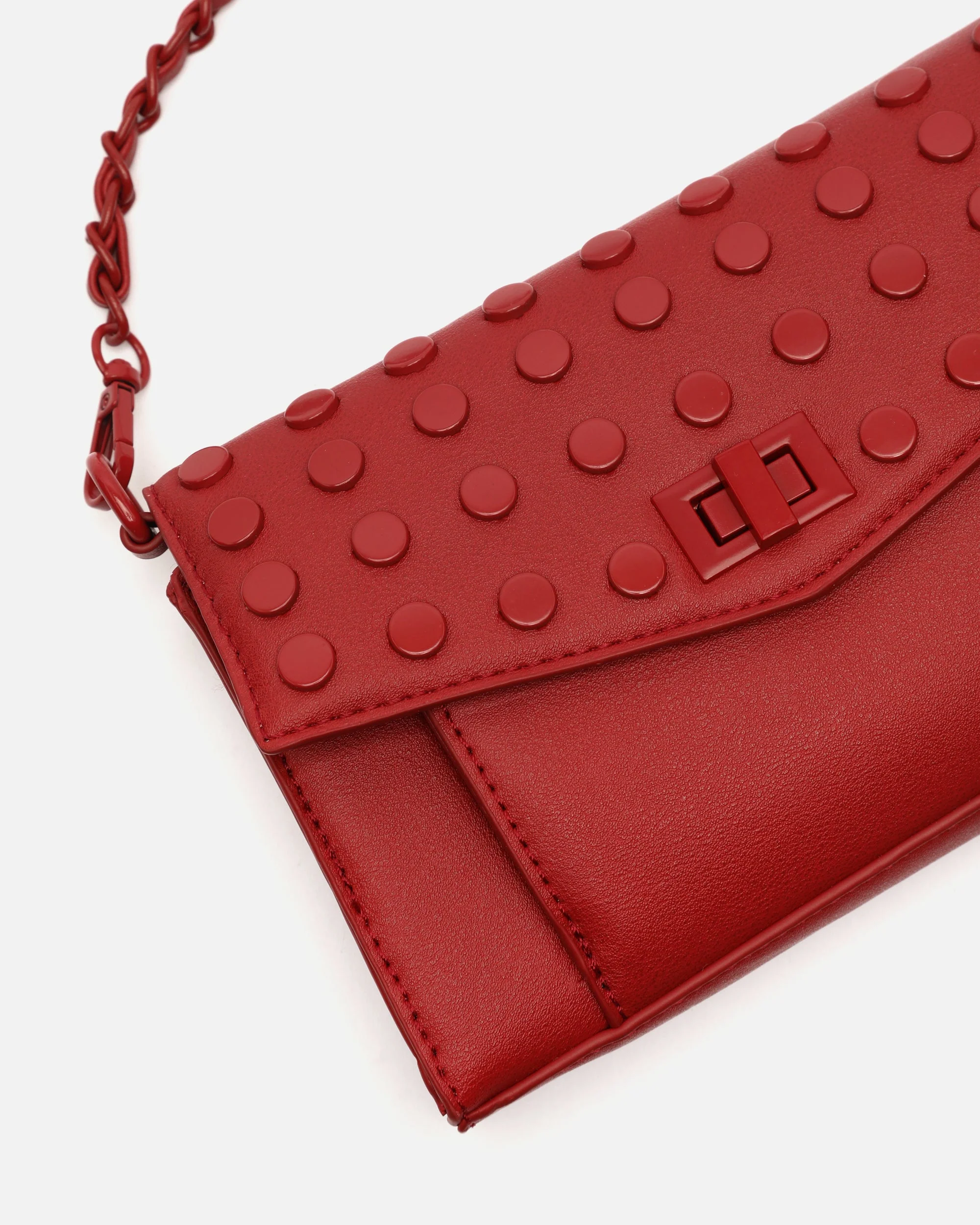 Danbai bolso bandolera pequeño con solapa y detalles metálicos ED. - Image 3