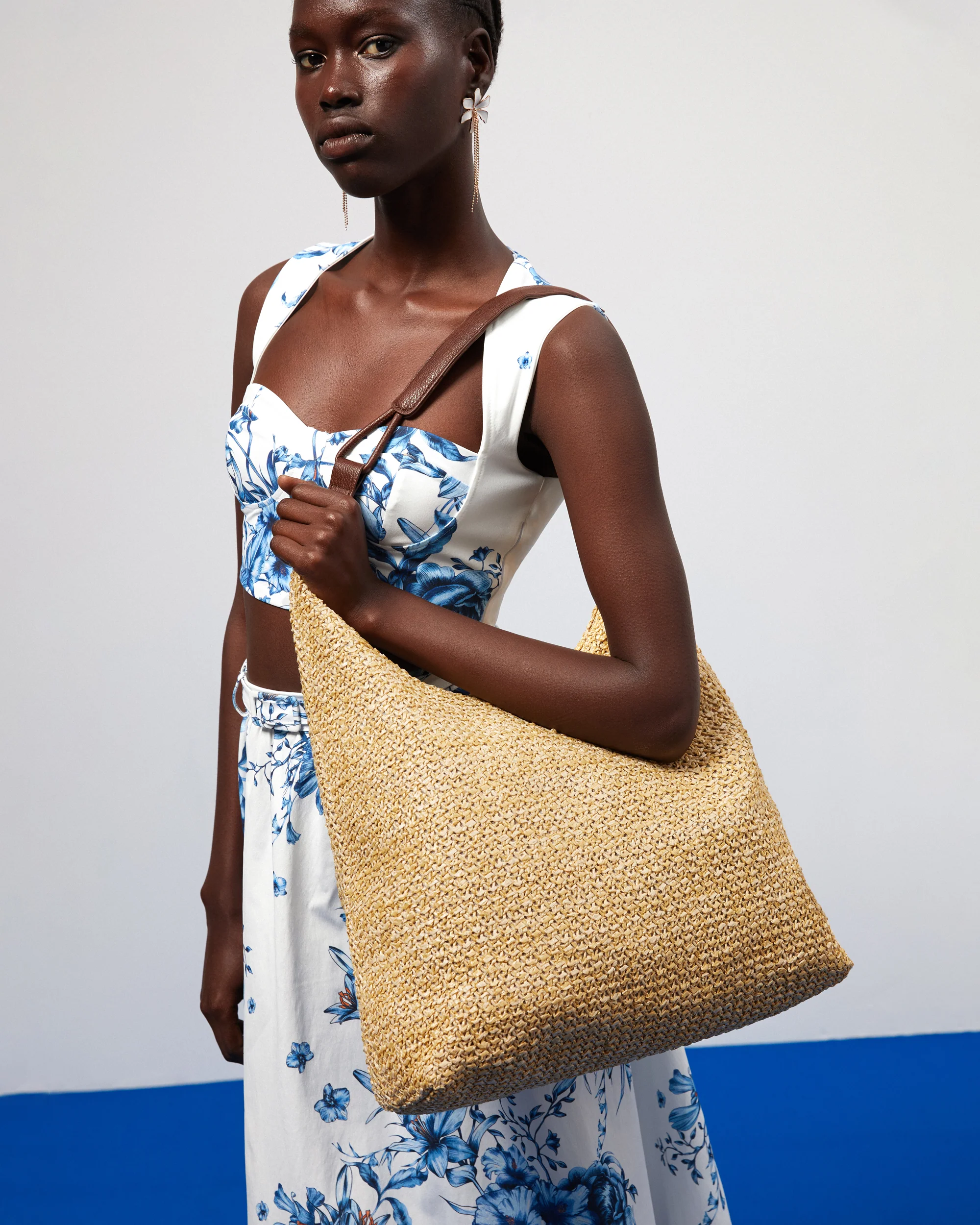Dogancol bolso hobo grande efecto en rafia ED. - Image 2