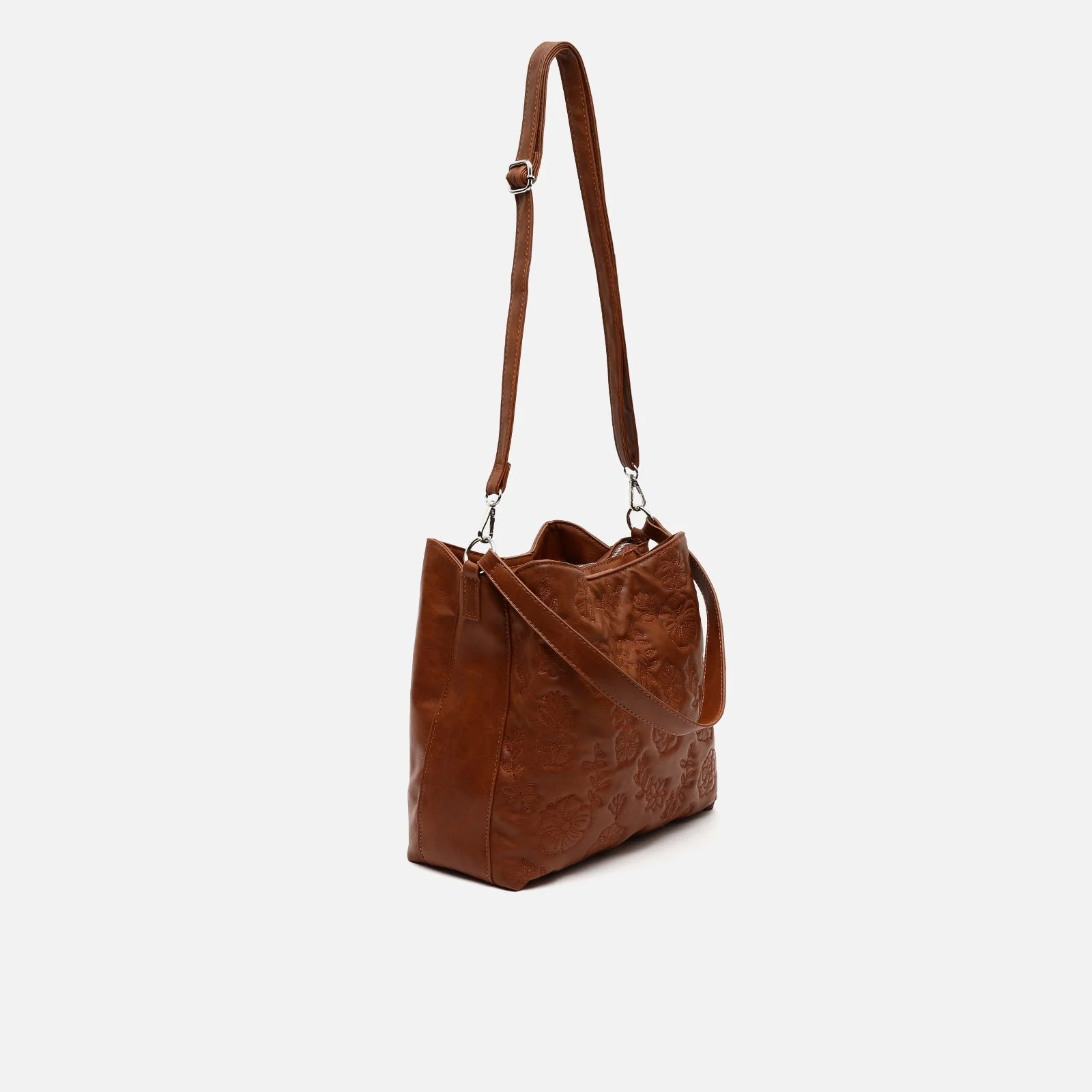 Eliette bolso hobo grande grabado floral - Image 7