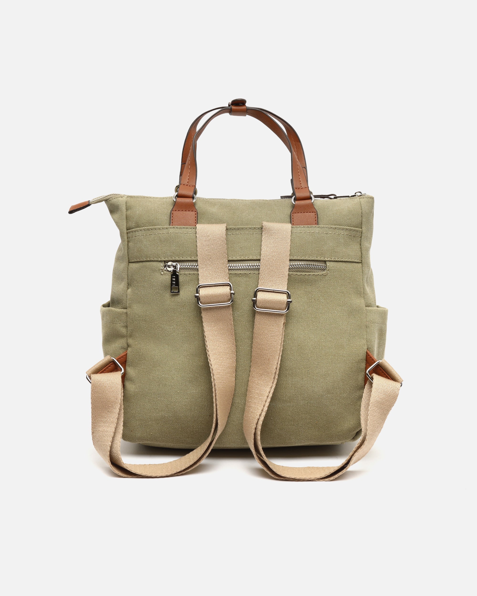 Evolet mochila de tela con asa de mano - Image 3