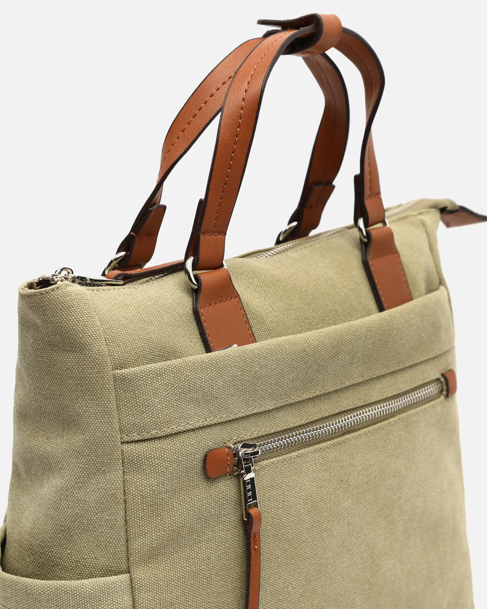 Evolet mochila de tela con asa de mano - Image 4