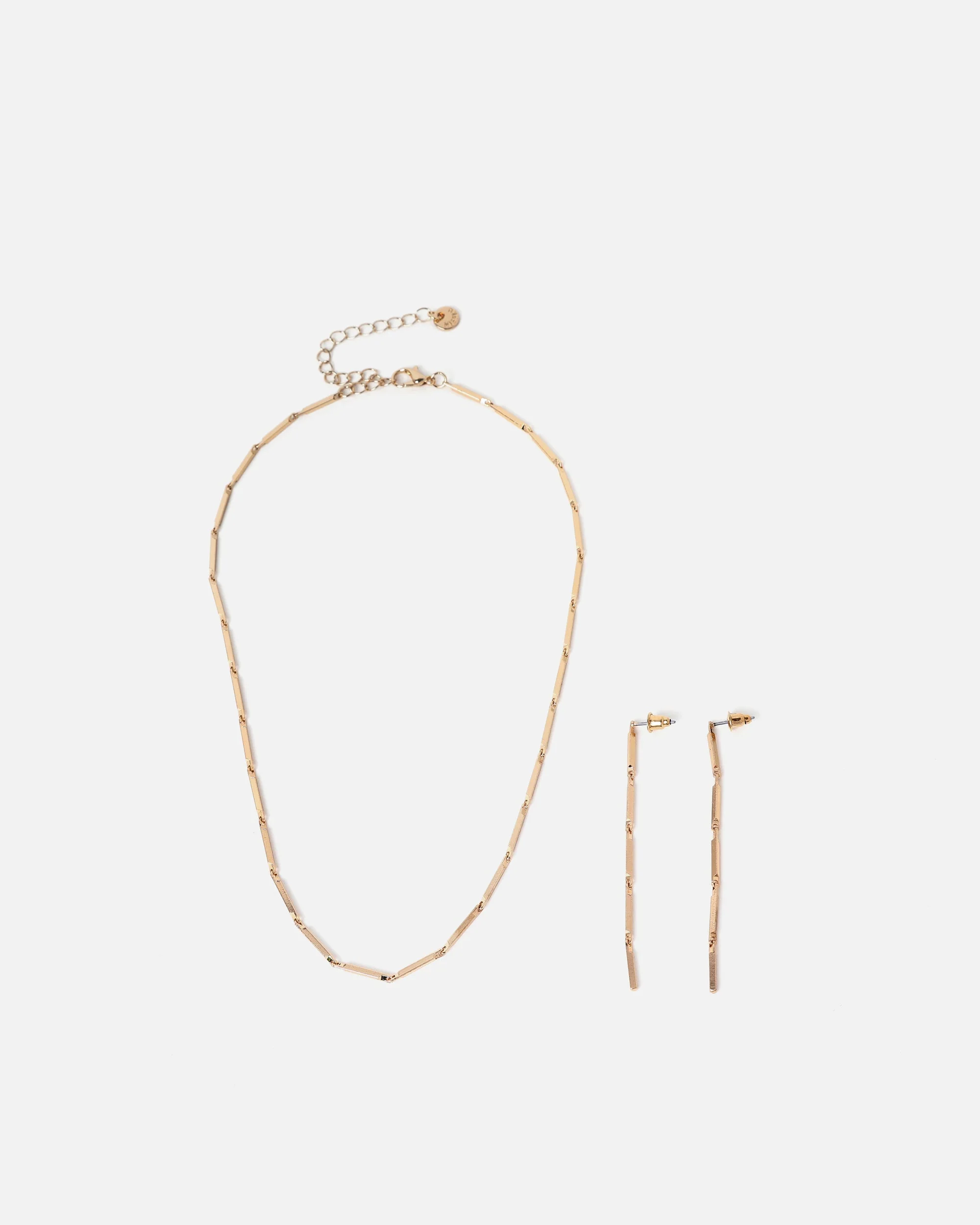 Fide conjunto de collar y pendientes