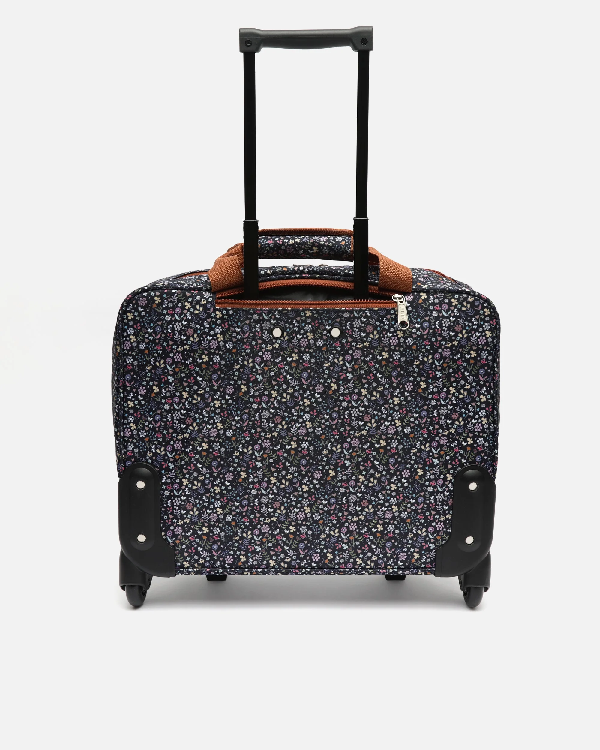 Flor maletín con ruedas estampado - Image 3