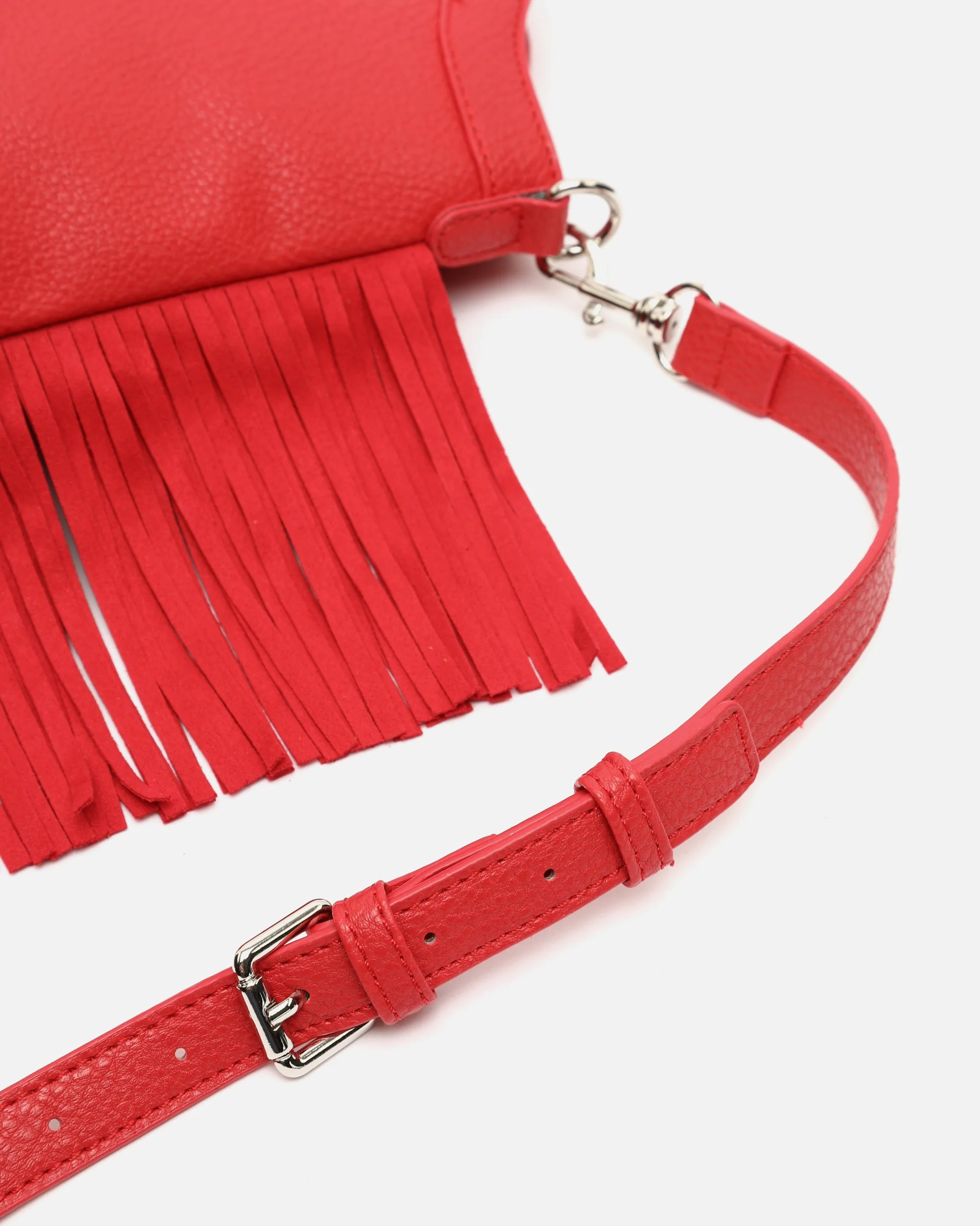 Freca bolso de mano y bandolera pequeño con flecos ED. - Image 10