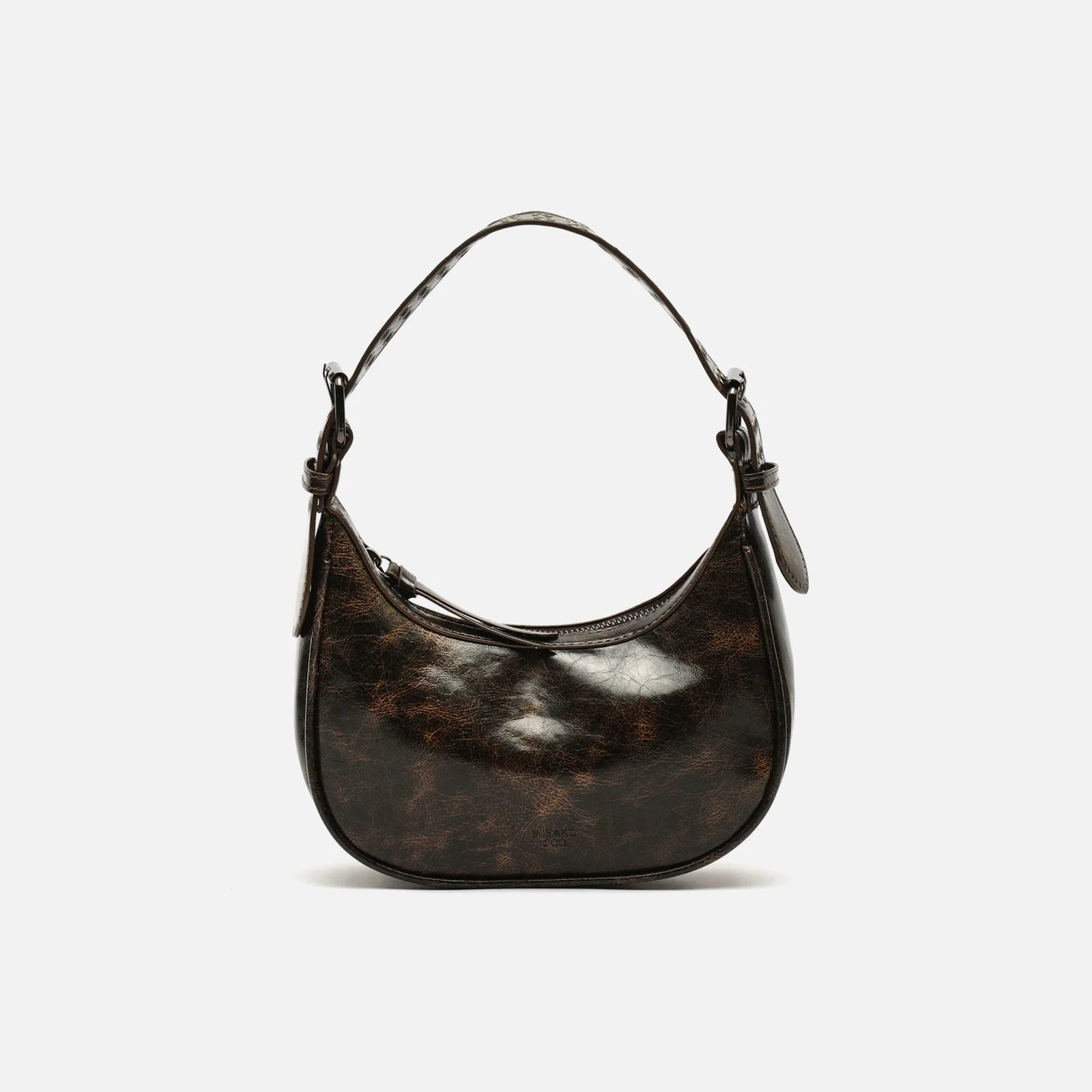 Iloas bolso de hombro con asa regulable y detalles metálicos ED. - Image 6