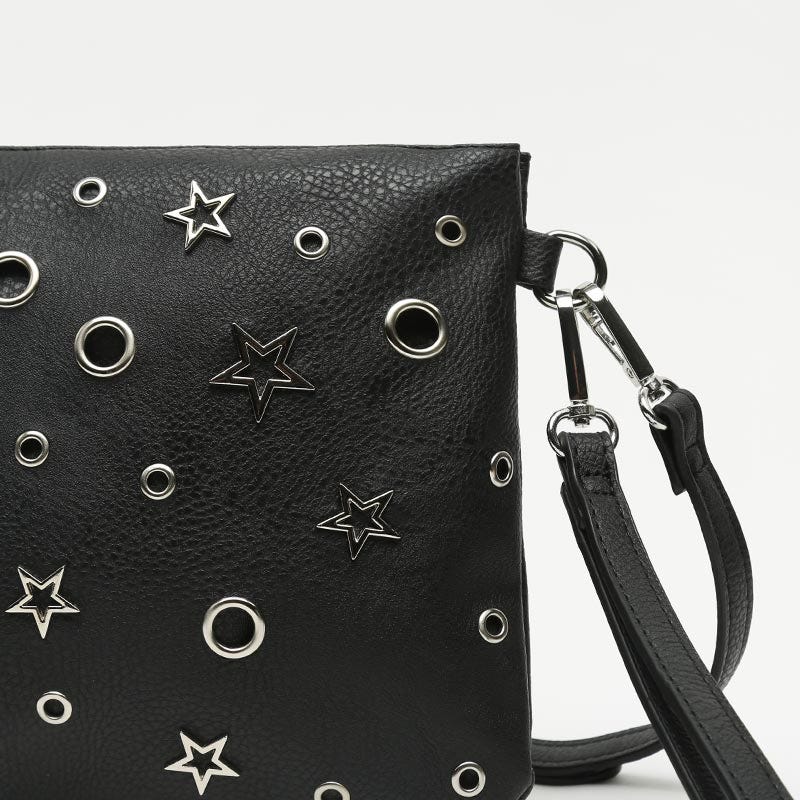 Iolica bolso bandolera de fiesta con detalles metálicos - Image 3