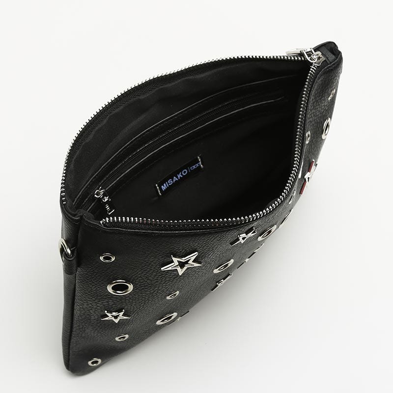 Iolica bolso bandolera de fiesta con detalles metálicos - Image 5