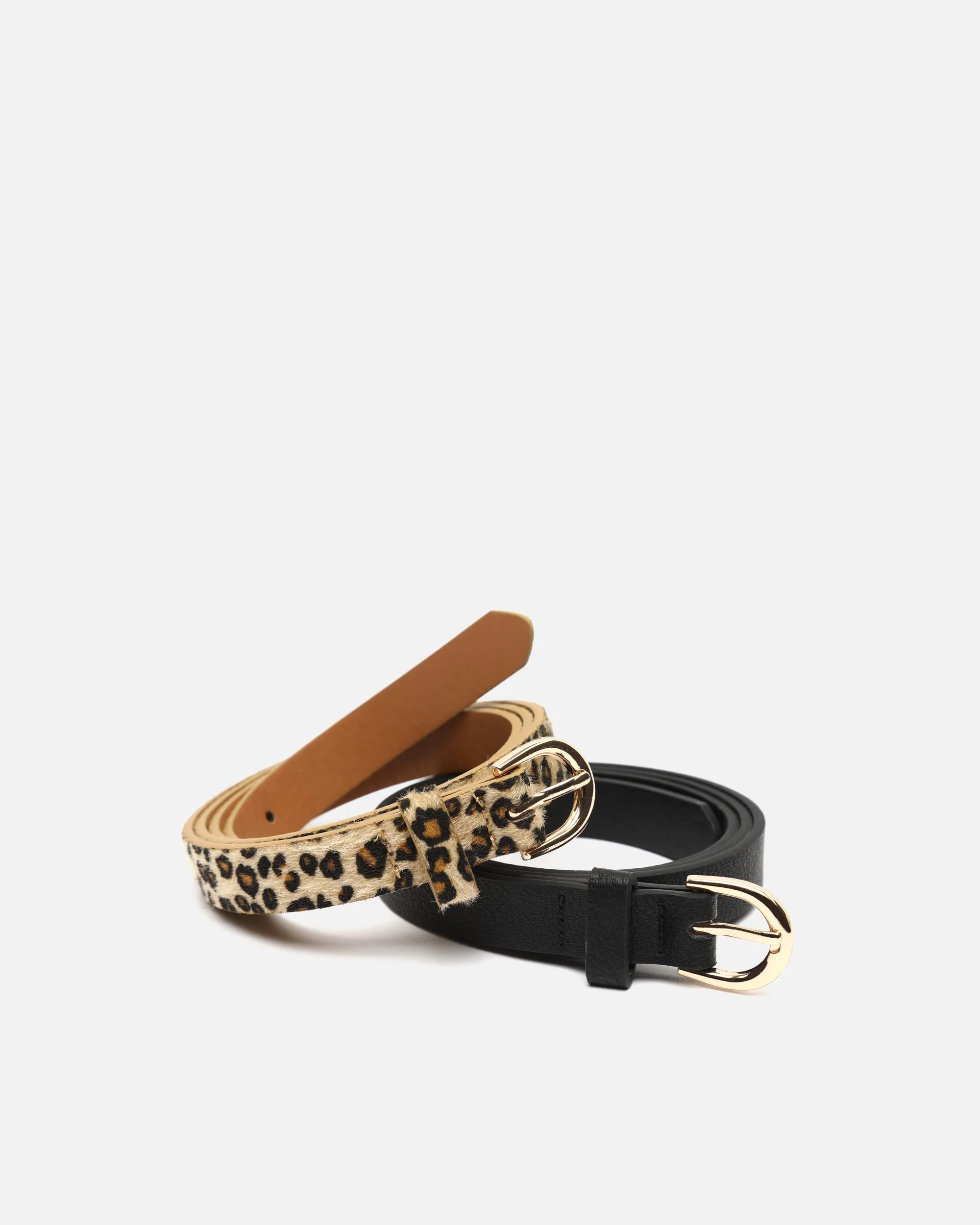 Jaguar cinturón doble fino animal print ED.