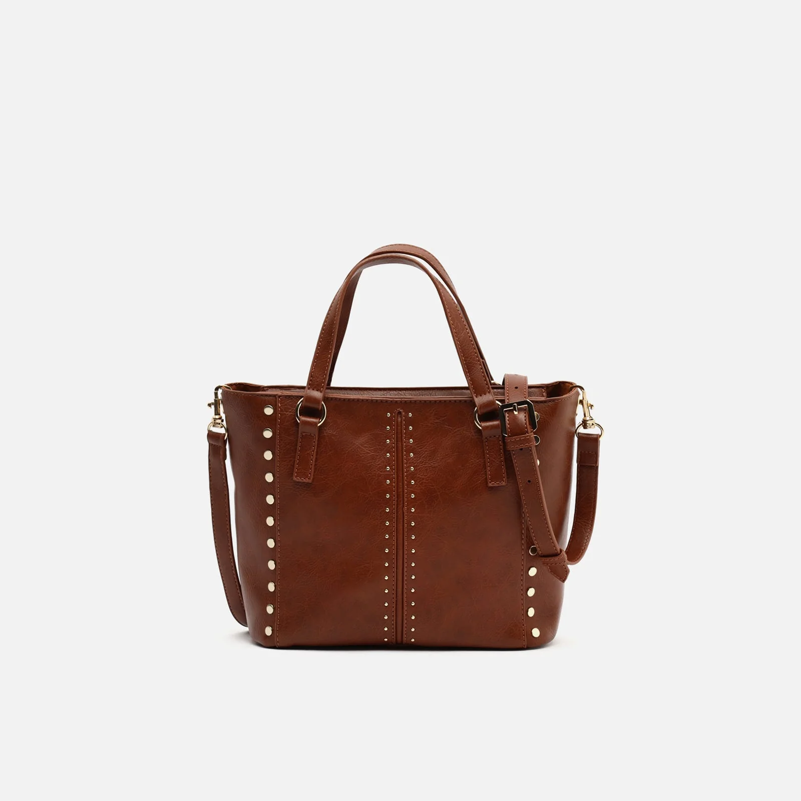 Jita bolso tote mediano con asa bandolera extraíble y detalles metálicos - Image 6