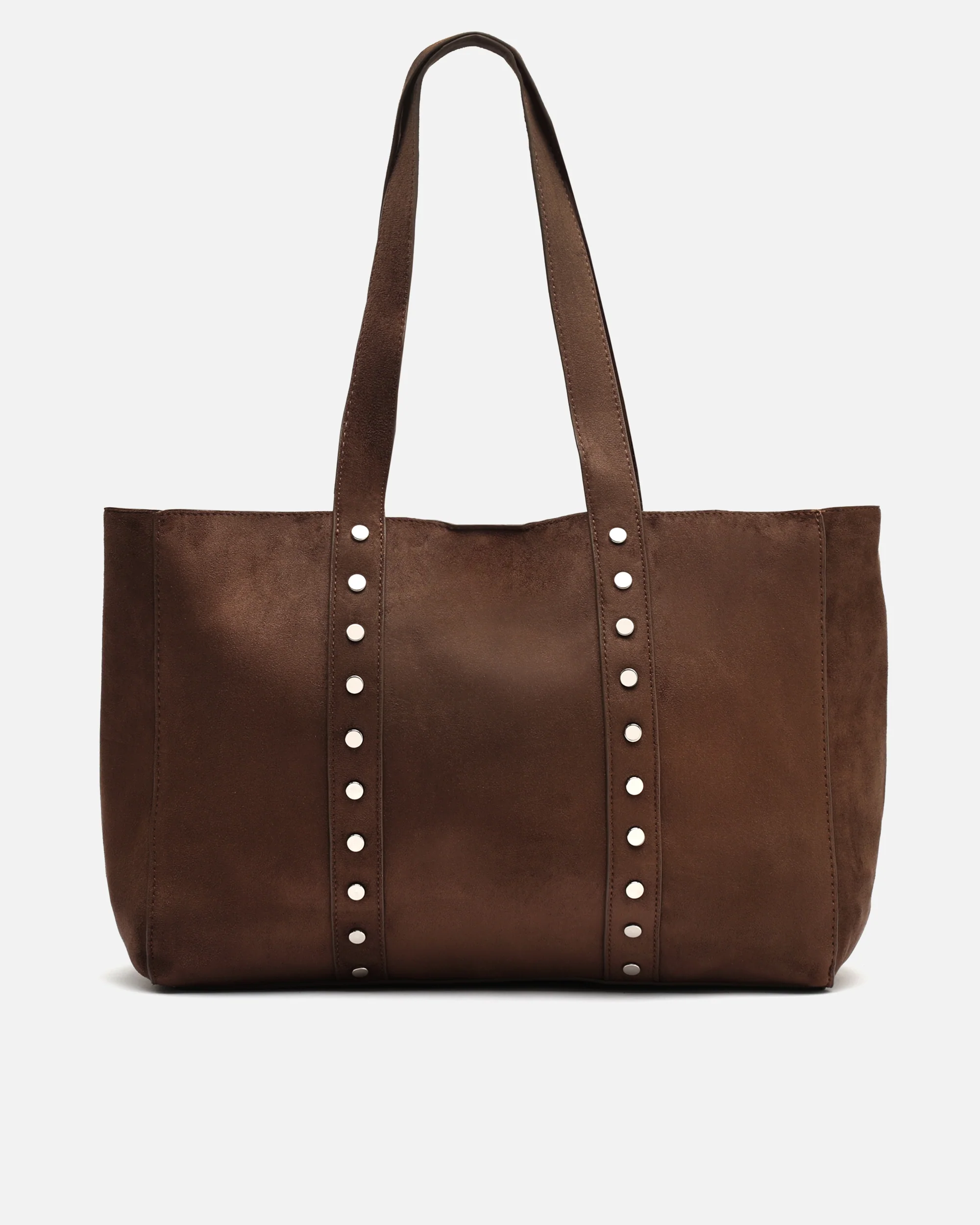 Junichi-1 bolso shopper grande efecto ante con neceser extraíble y detalles metálicos - Image 8