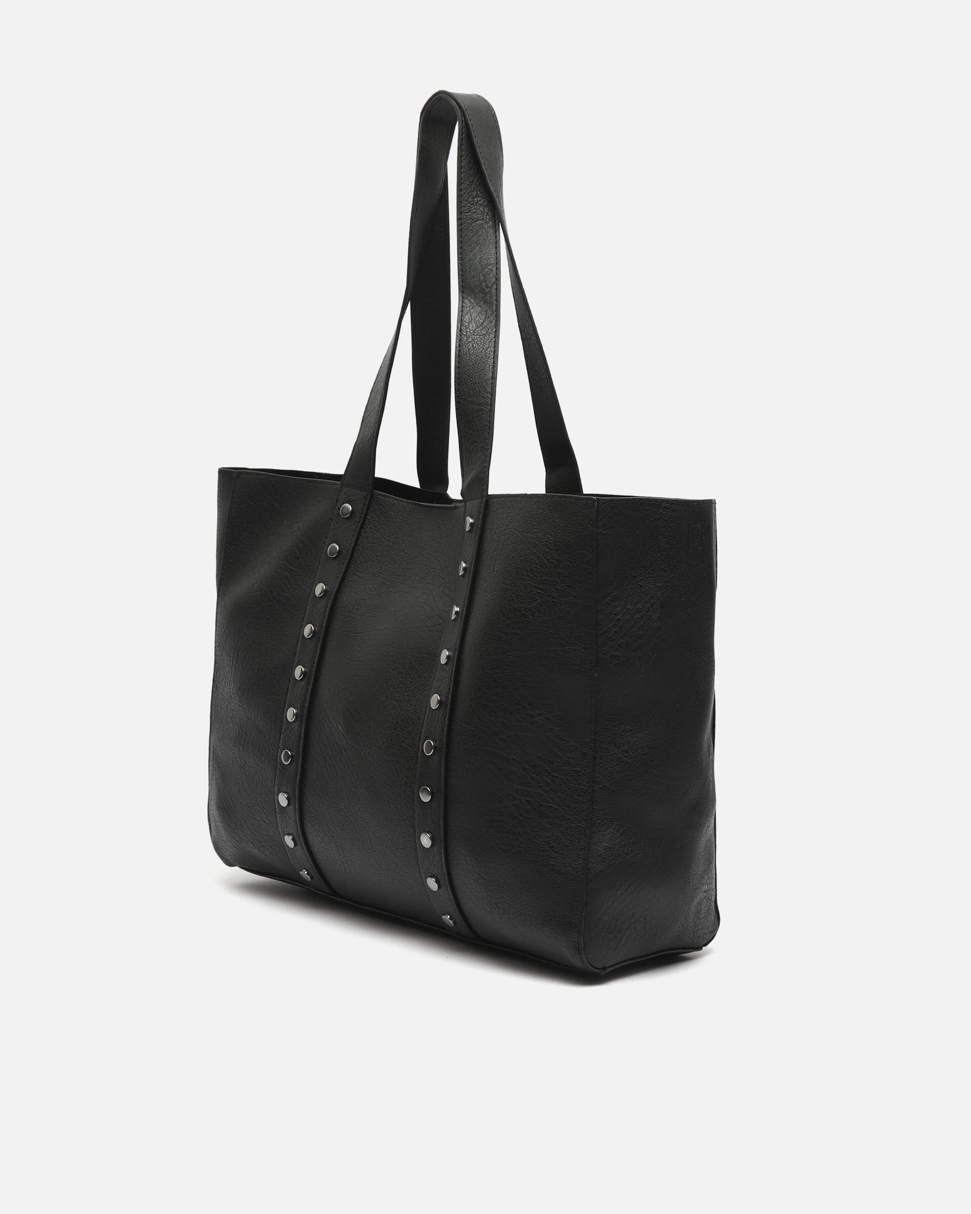 Junichi bolso shopper grande con neceser extraíble y detalles metálicos - Image 9
