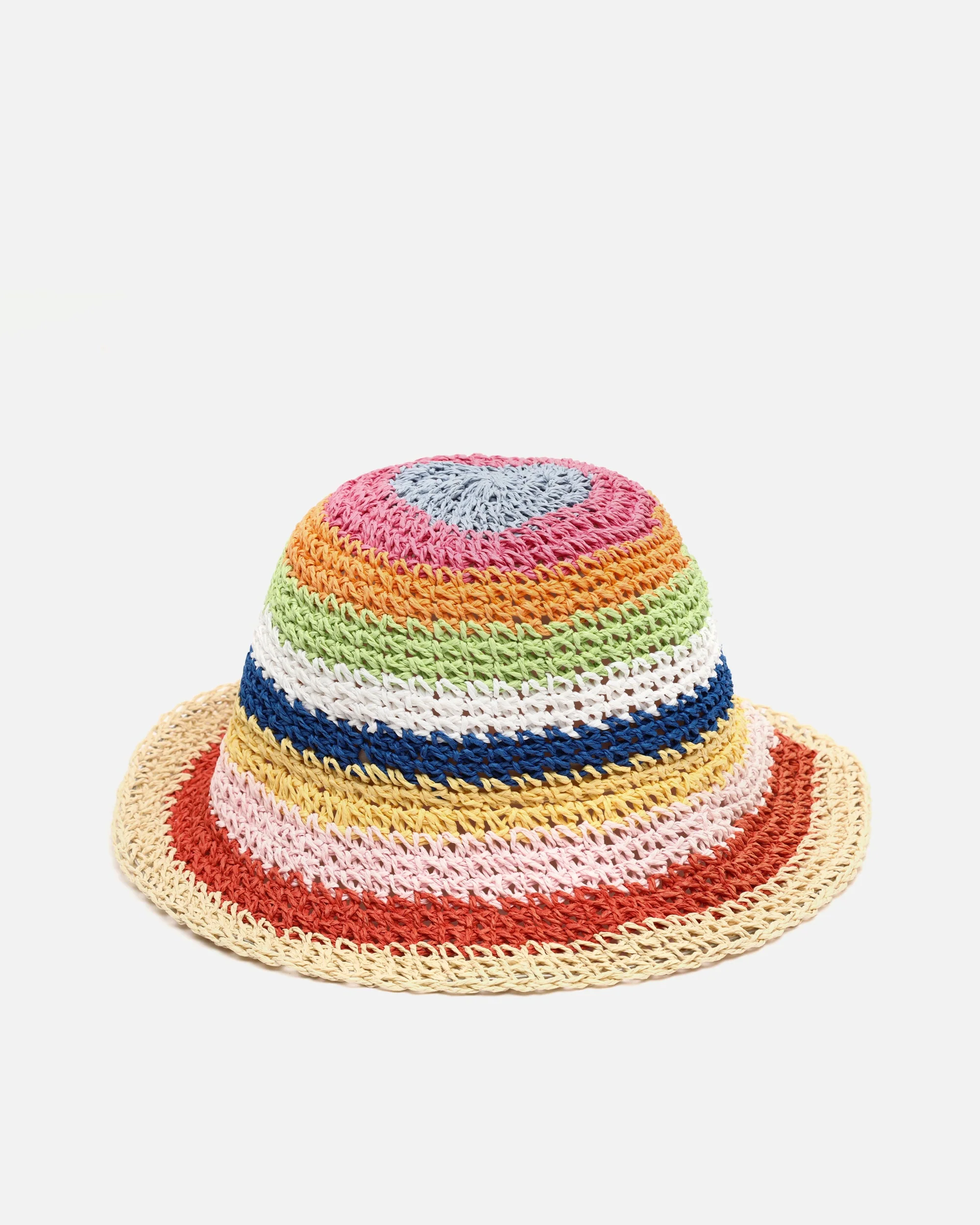 Kaylie gorro bucket efecto rafia ED.