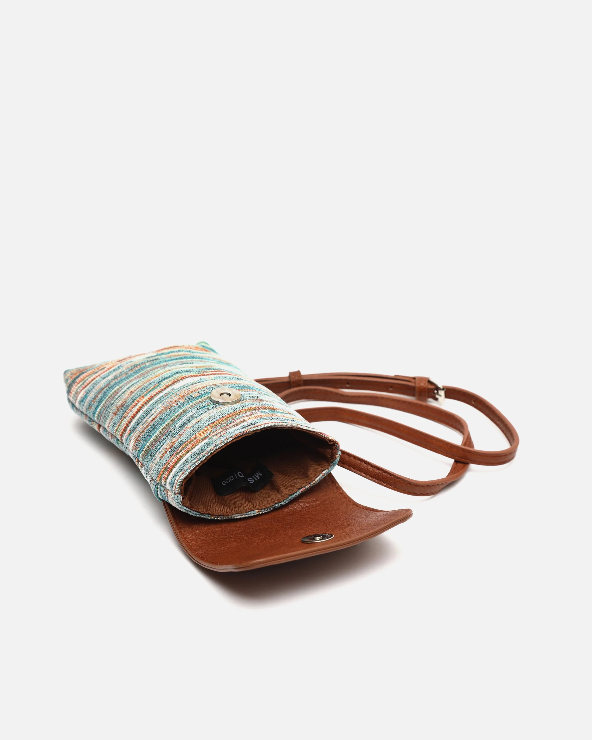 Lurdes bolso bandolera mini para móvil estampado jacquard - Image 5