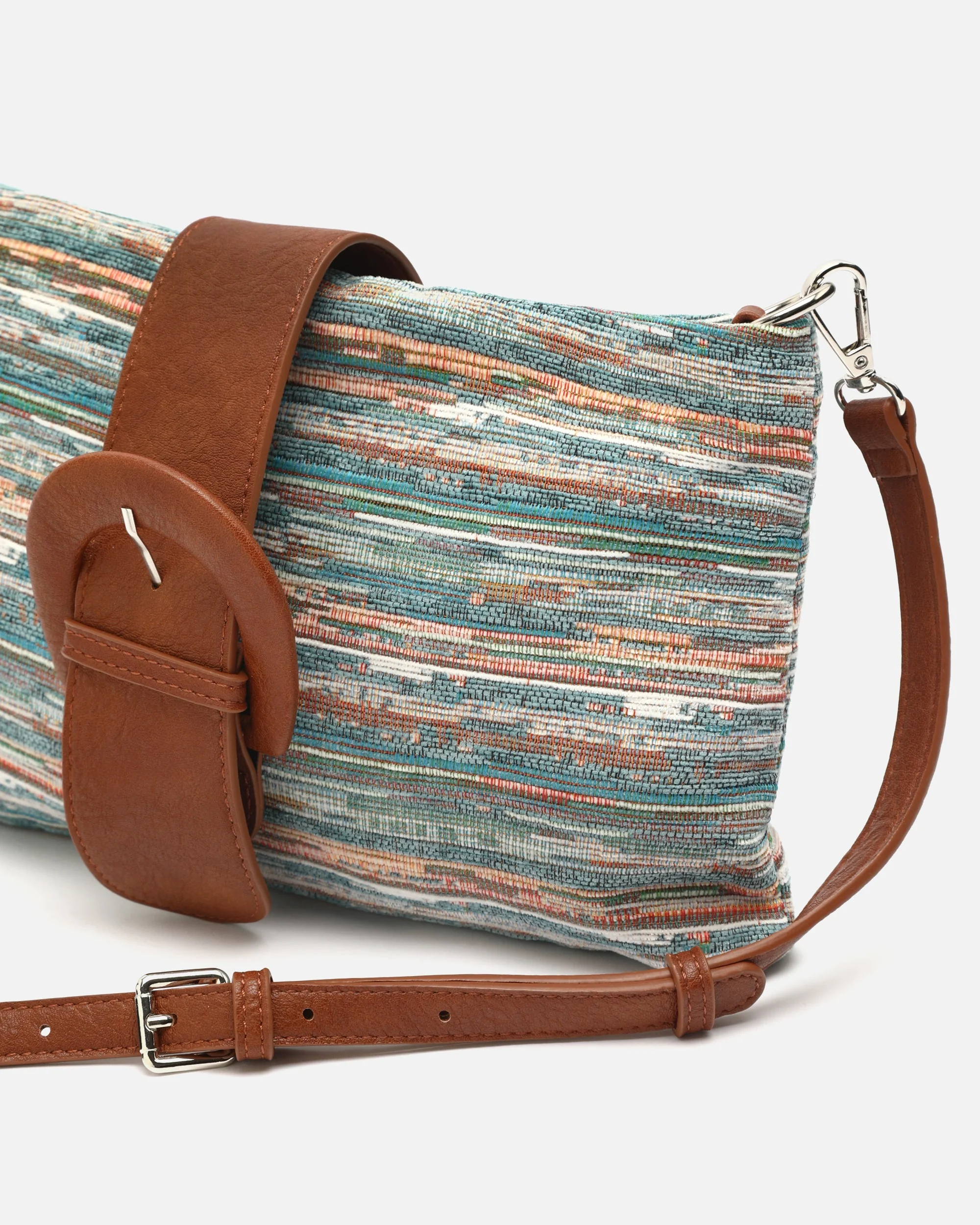 Lurdesi bolso bandolera pequeño estampado jacquard - Image 5