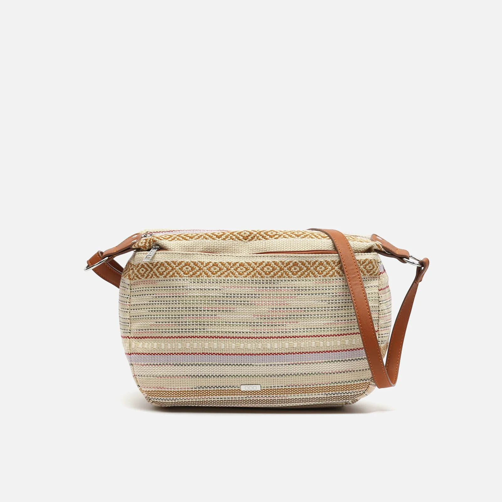 Mica bolso bandolera con estampado jacquard
