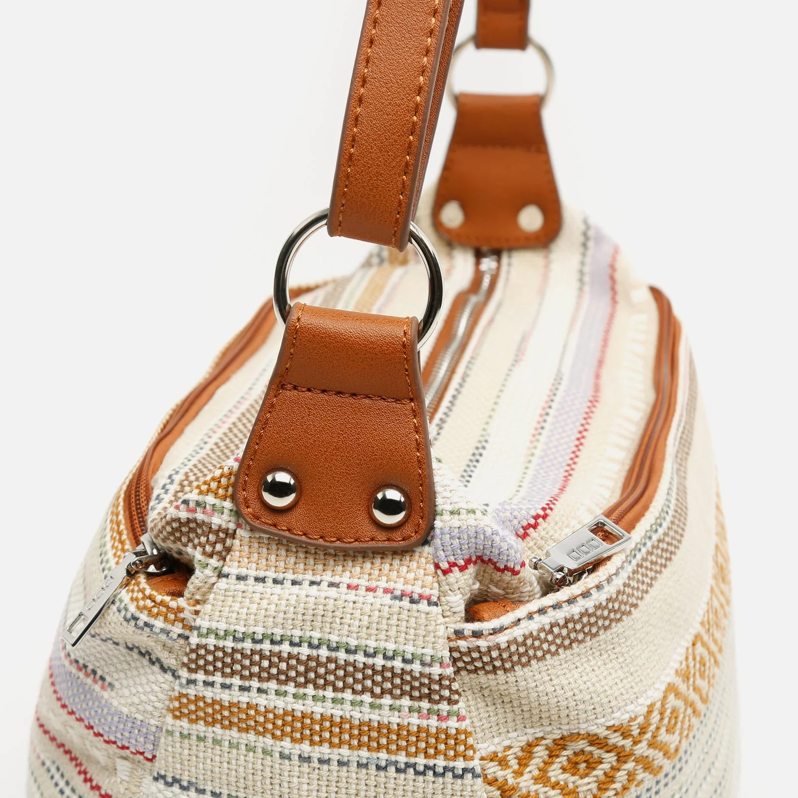 Mica bolso bandolera con estampado jacquard - Image 3