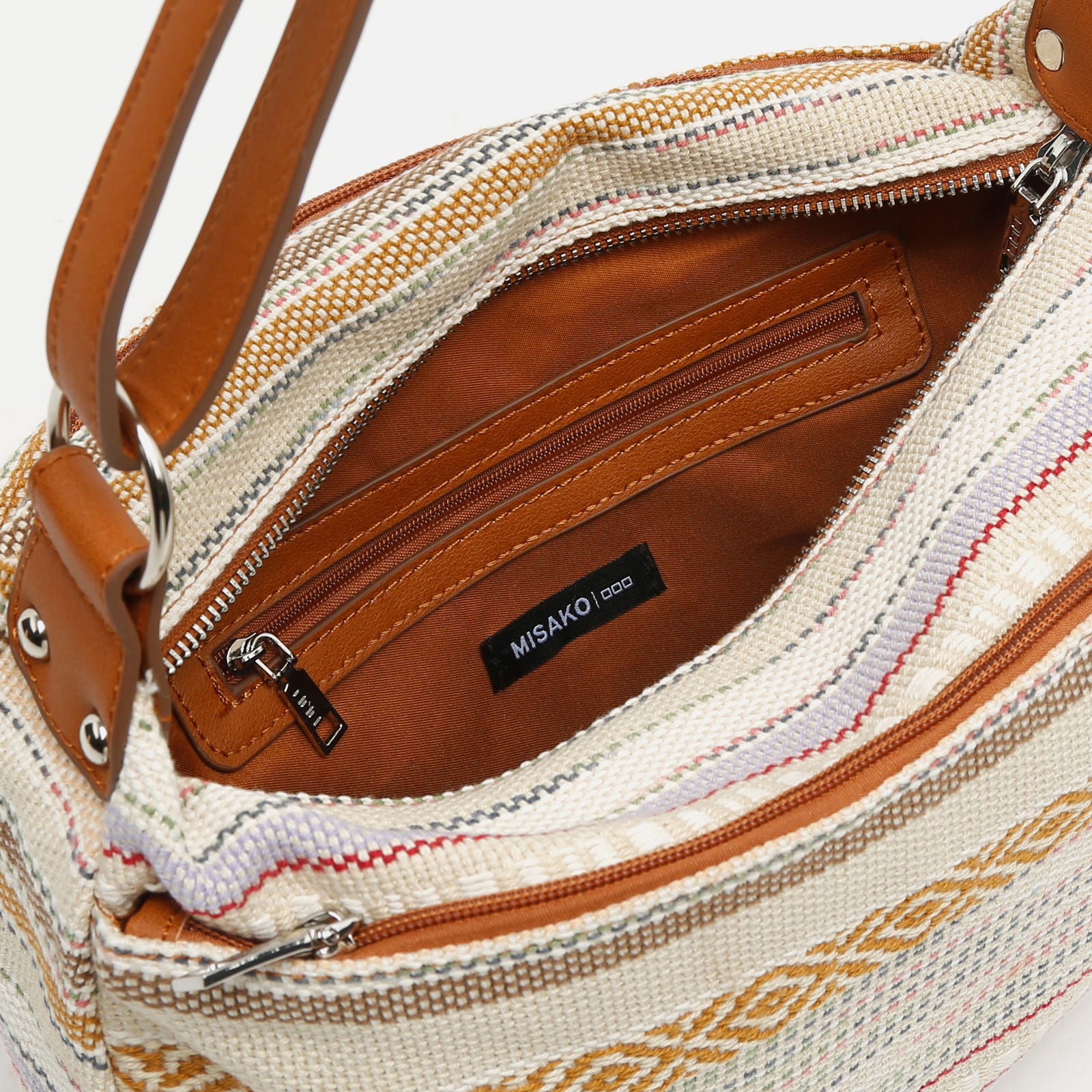 Mica bolso bandolera con estampado jacquard - Image 5