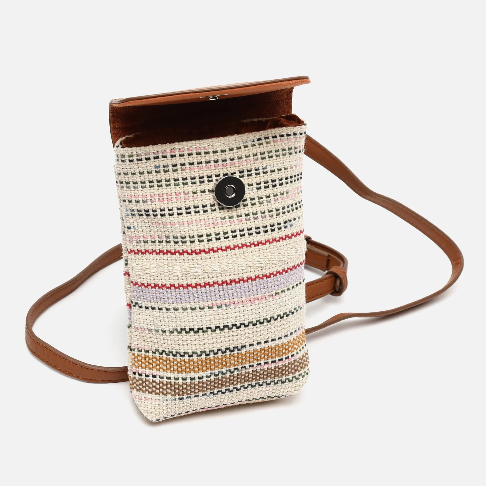 Micus bolso bandolera mini para móvil con estampado jacquard - Image 4