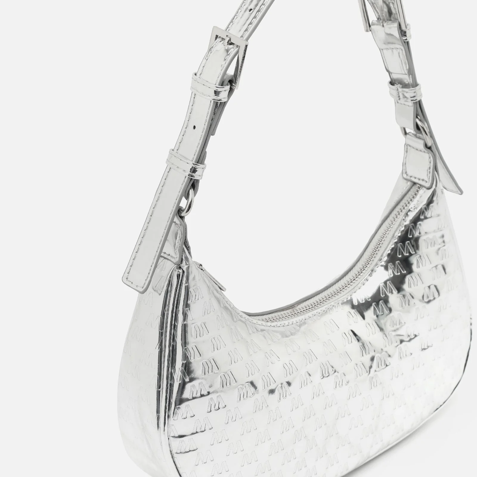 Misra bolso de hombro pequeño con asa regulable y estampado monogram - Image 3