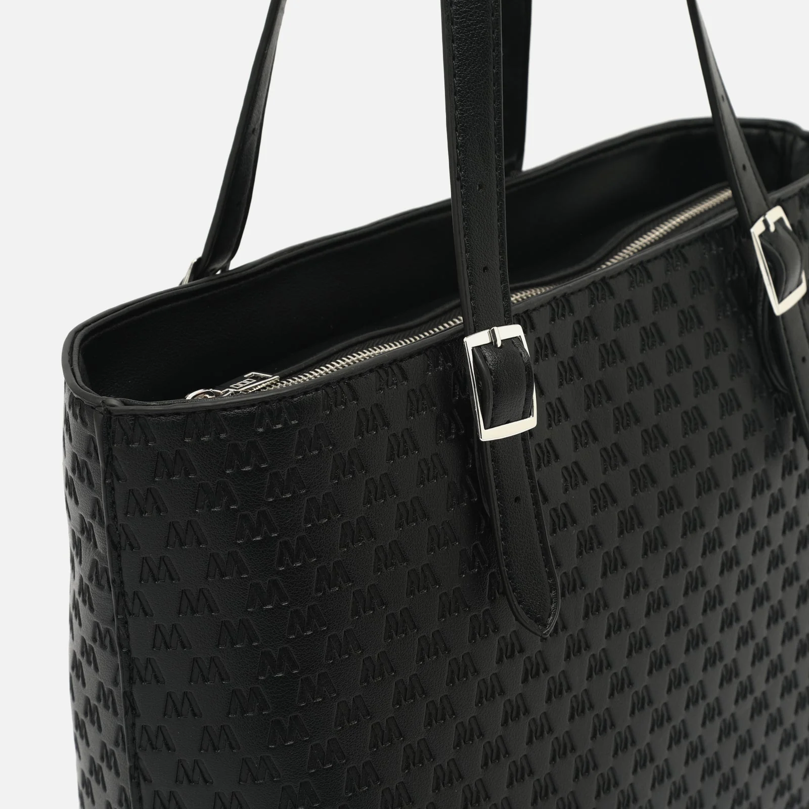 Misri bolso shopper grande con bolsillo para portátil (13") y estampado monogram - Image 10