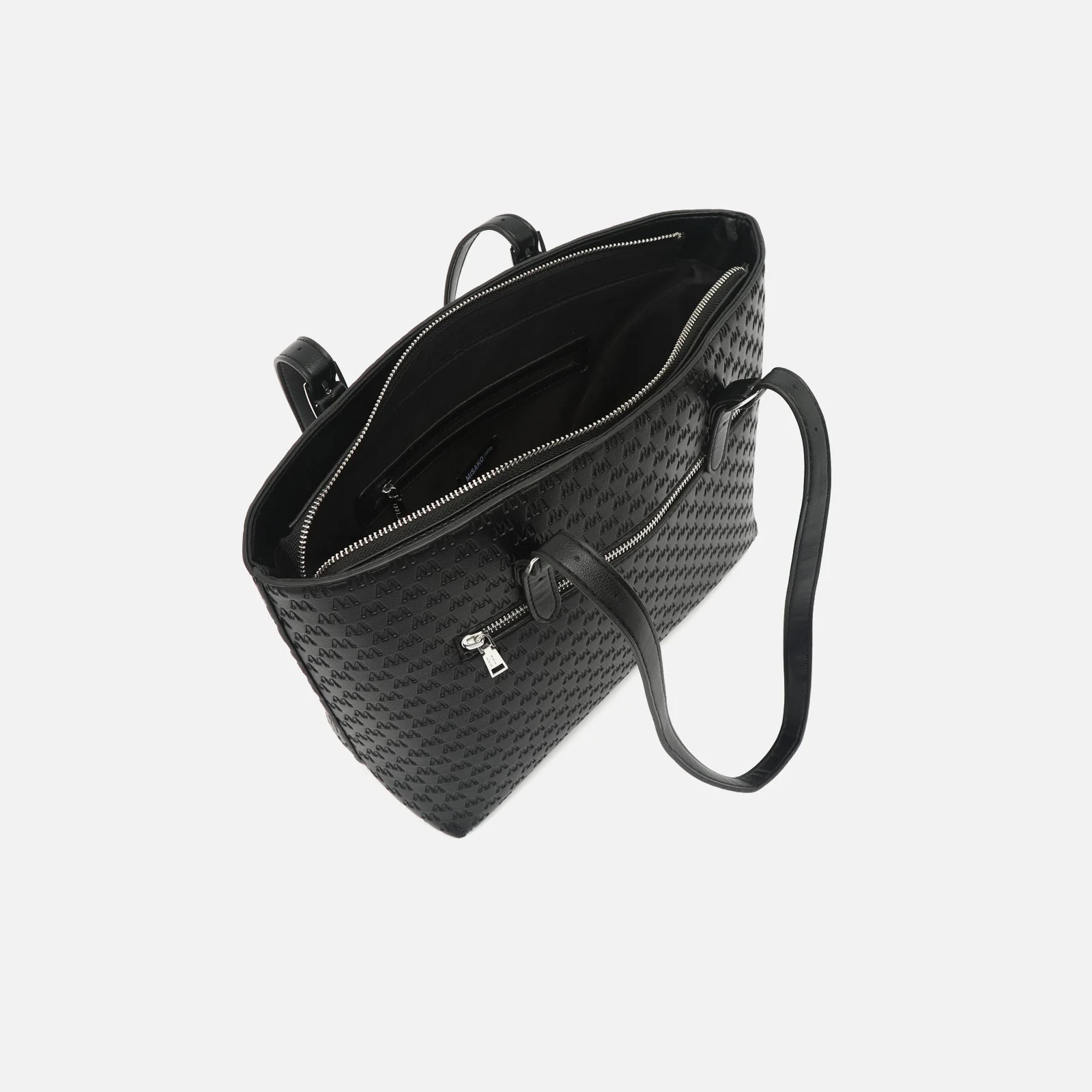 Misri bolso shopper grande con bolsillo para portátil (13") y estampado monogram - Image 11