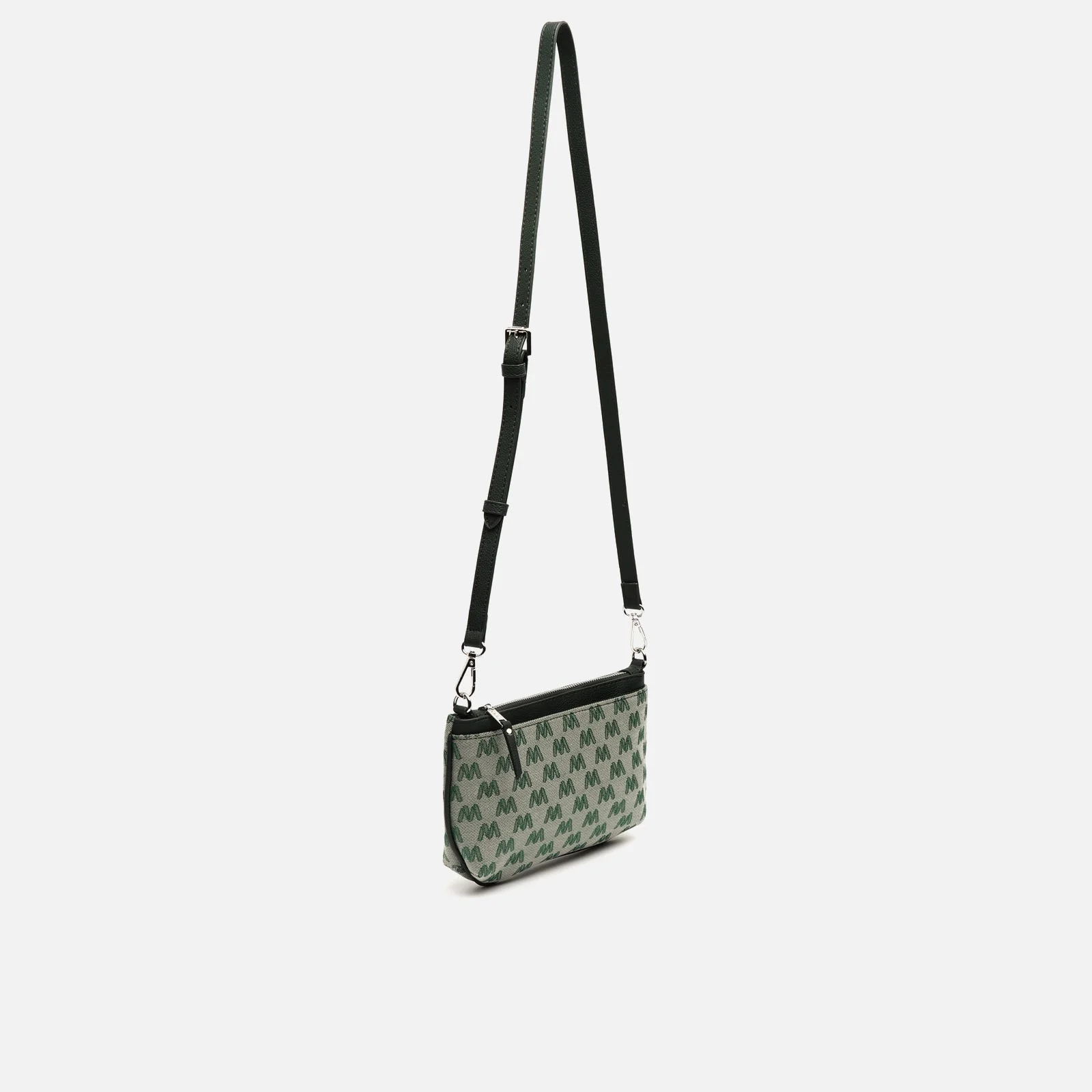 Mongra bolso bandolera pequeño con asa de mano y estampado monogram ED. - Image 10