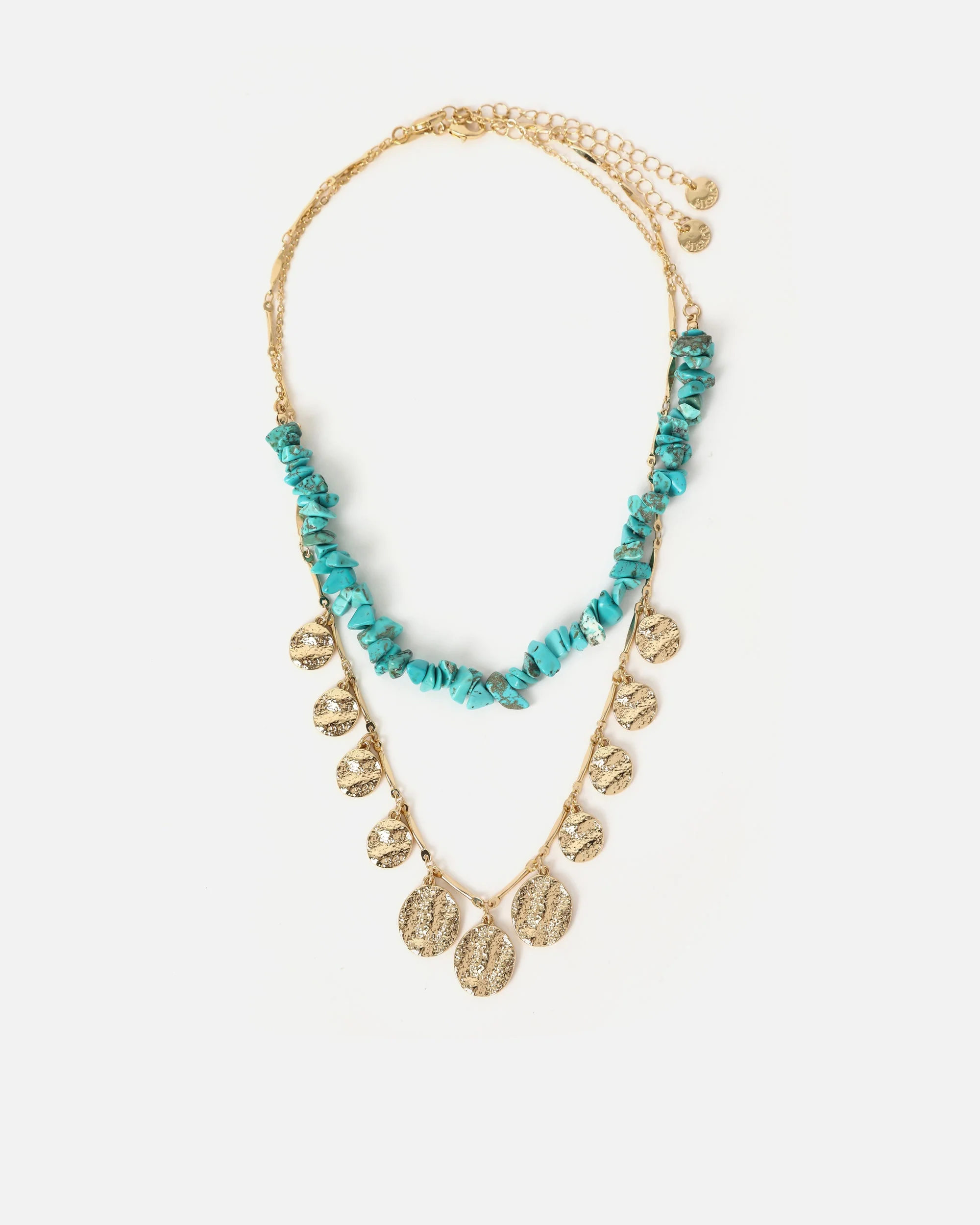 Morgans conjunto de collares con colgantes de medallas ED.