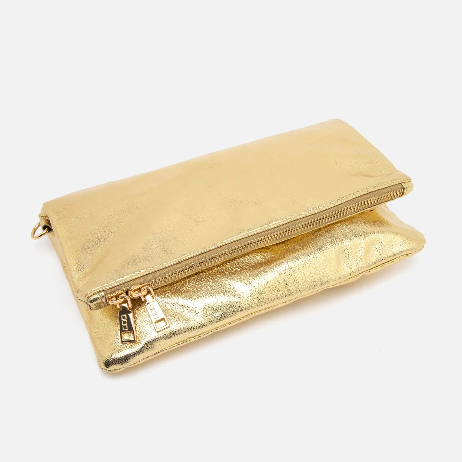 Nagiva bolso bandolera de fiesta con doble correa y acabado metalizado ED. - Image 19