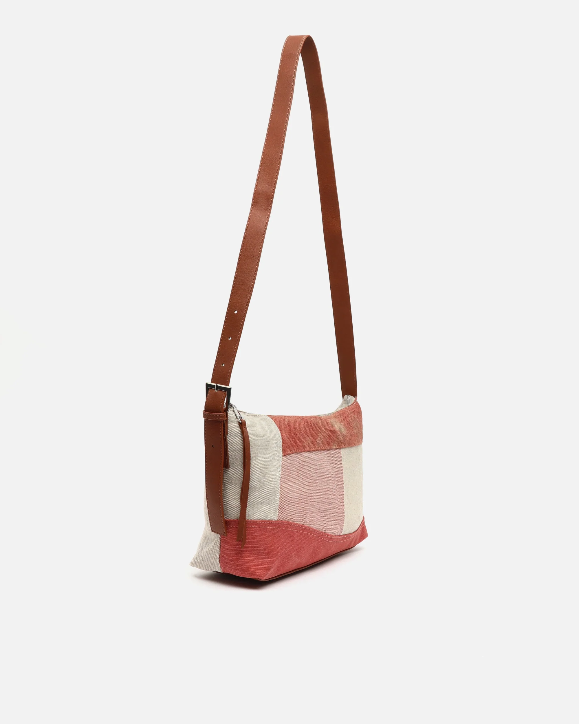 Narci bolso bandolera con estampado patchwork efecto desgastado ED. - Image 7