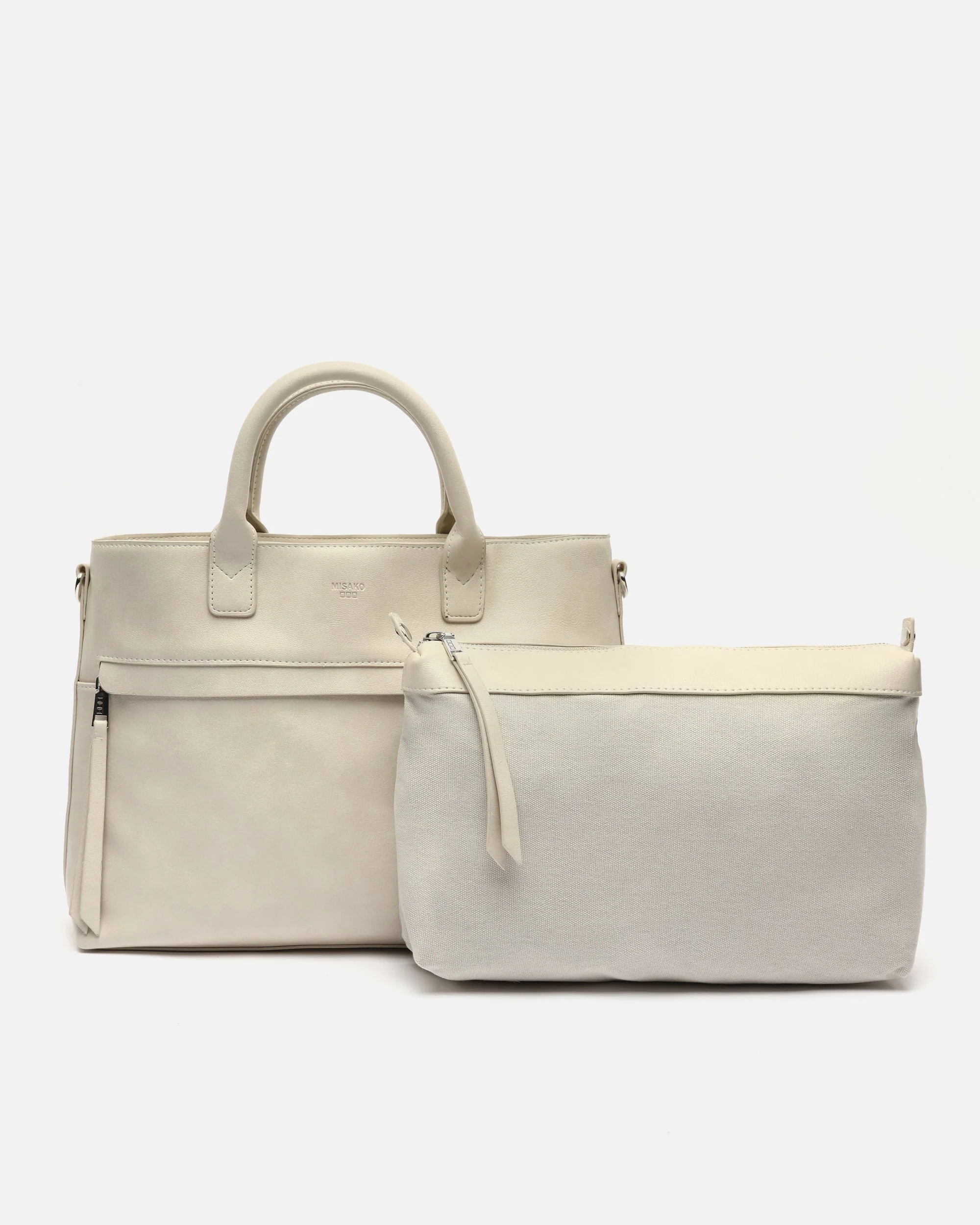 Nestoria bolso tote mediano con bolsa interior y asa bandolera extraíble - Image 3