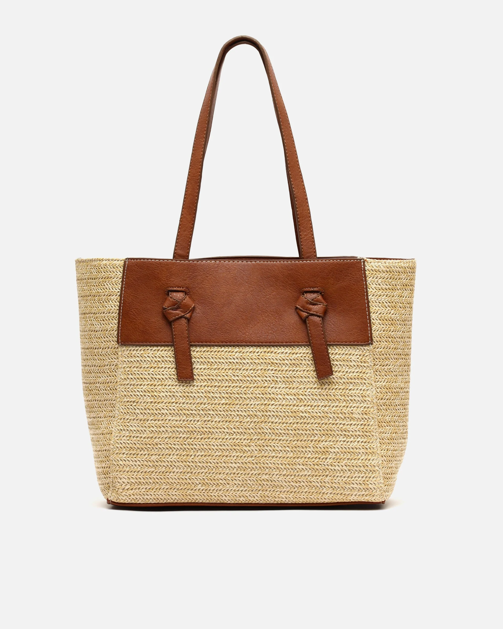 Not bolso shopper efecto rafia