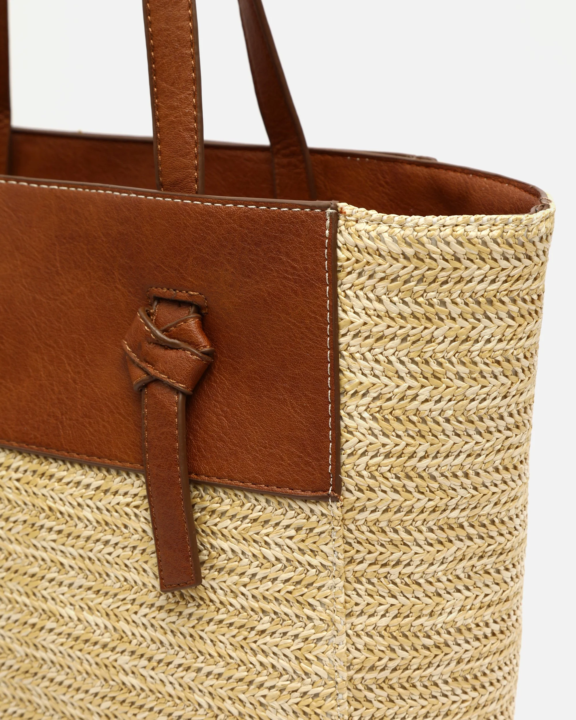 Not bolso shopper efecto rafia - Image 3