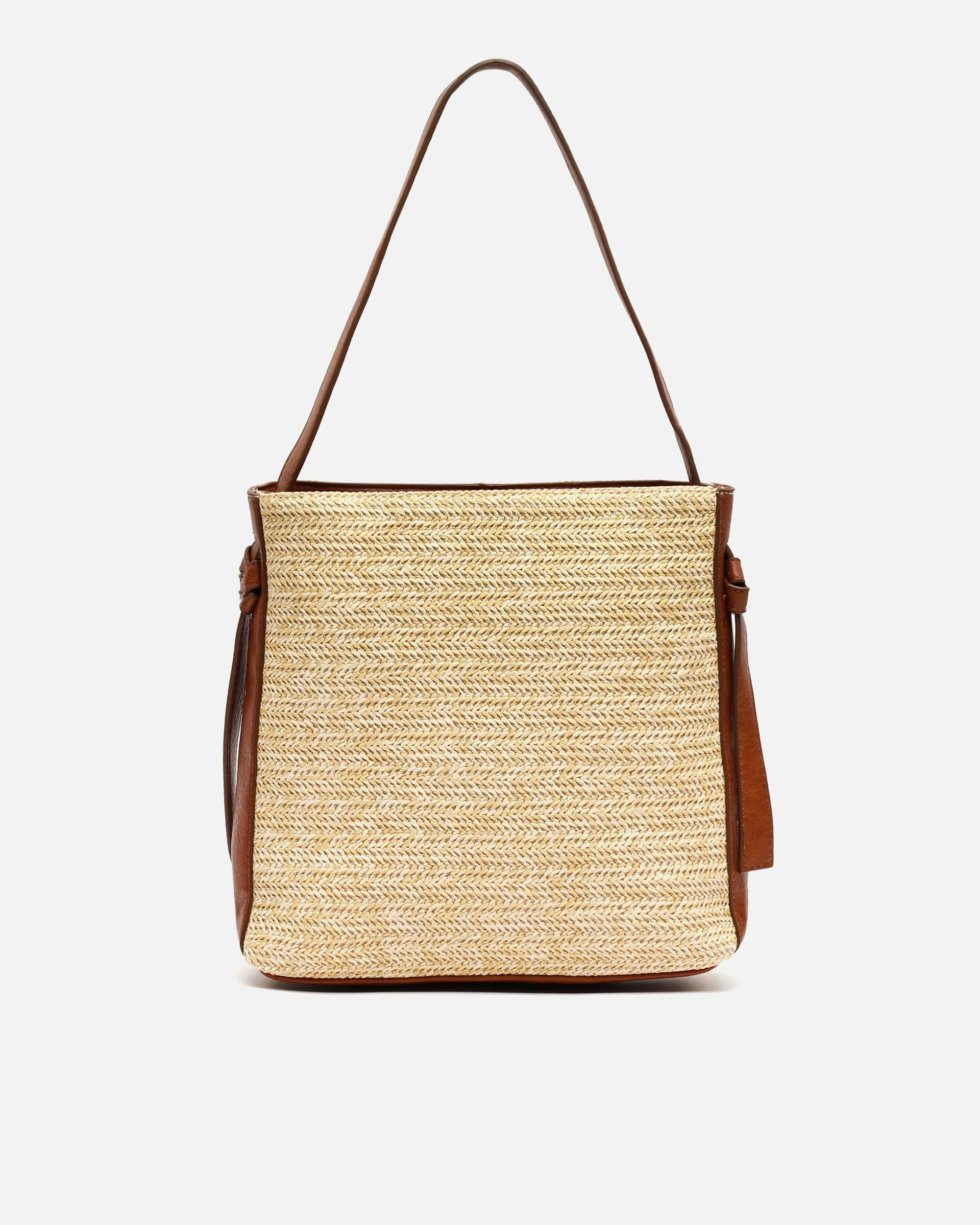 Noti bolso hobo efecto rafia