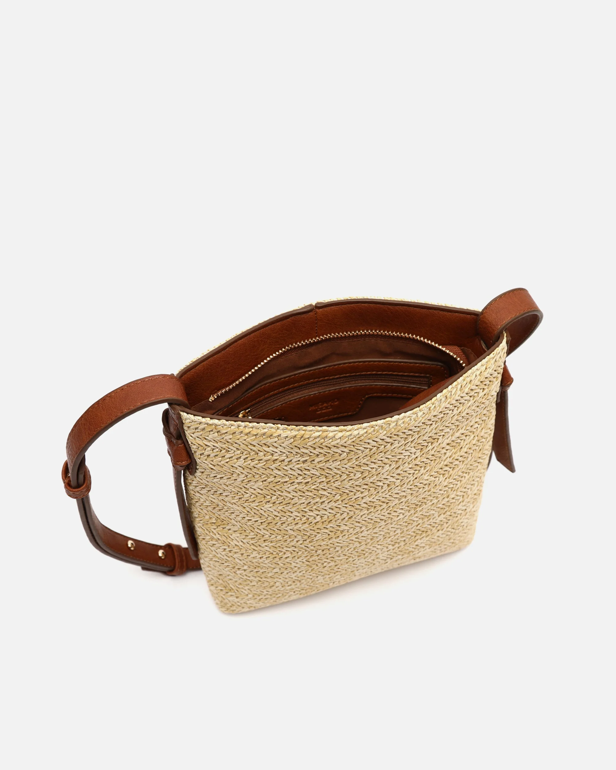 Notis bolso bandolera efecto rafia - Image 5