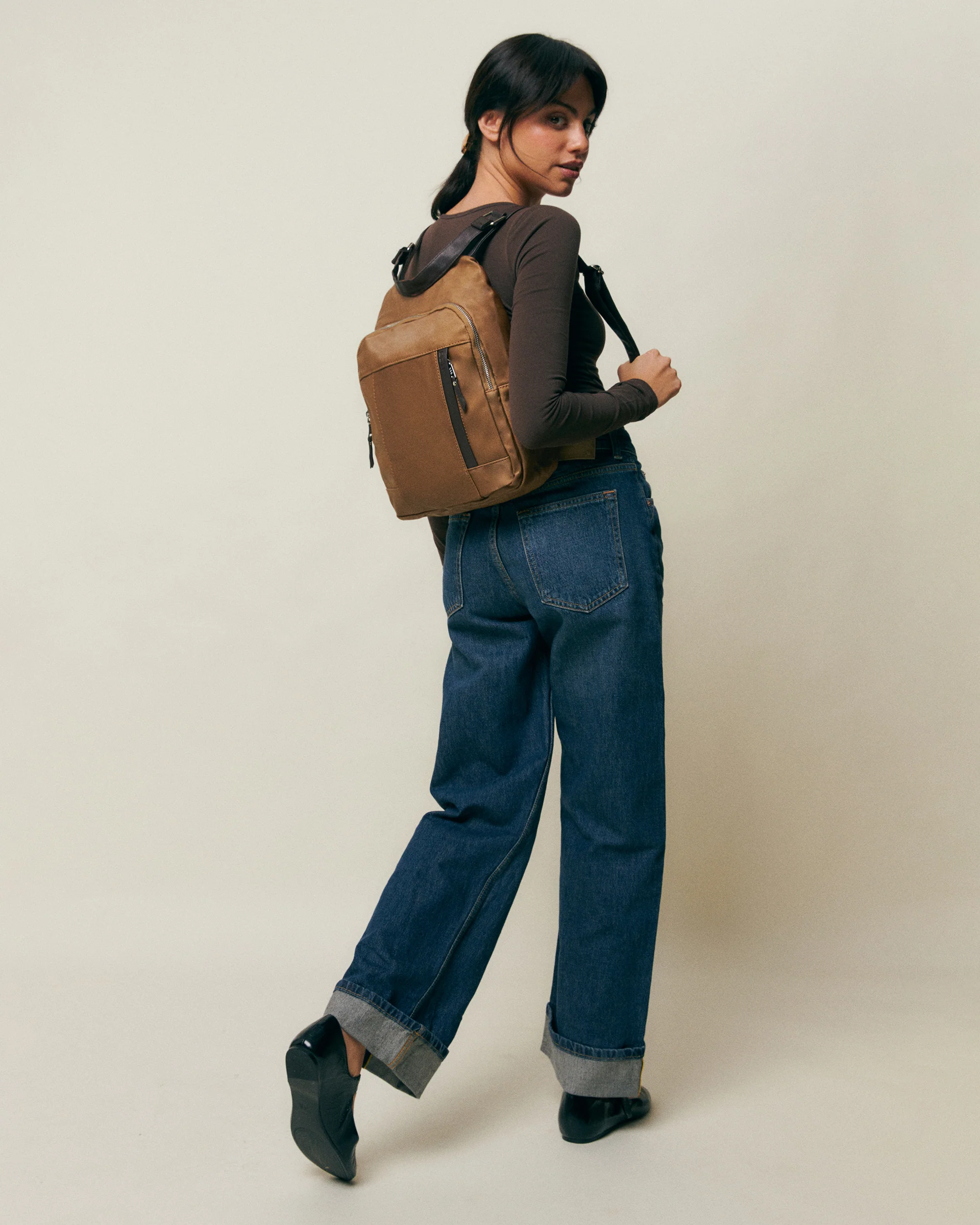 Nova mochila antirrobo de nylon - Image 21