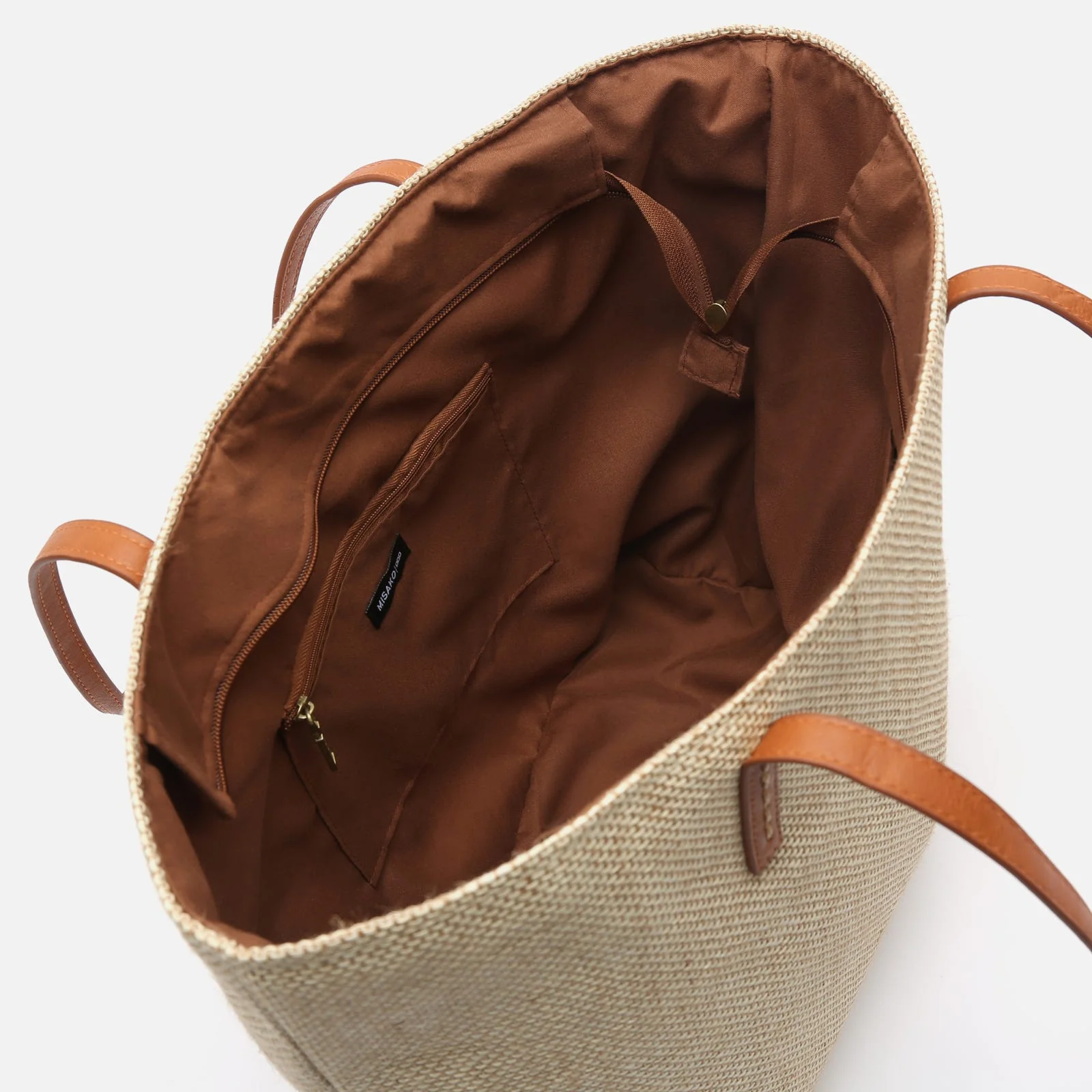 Paraiso bolso shopper grande efecto rafia - Image 5