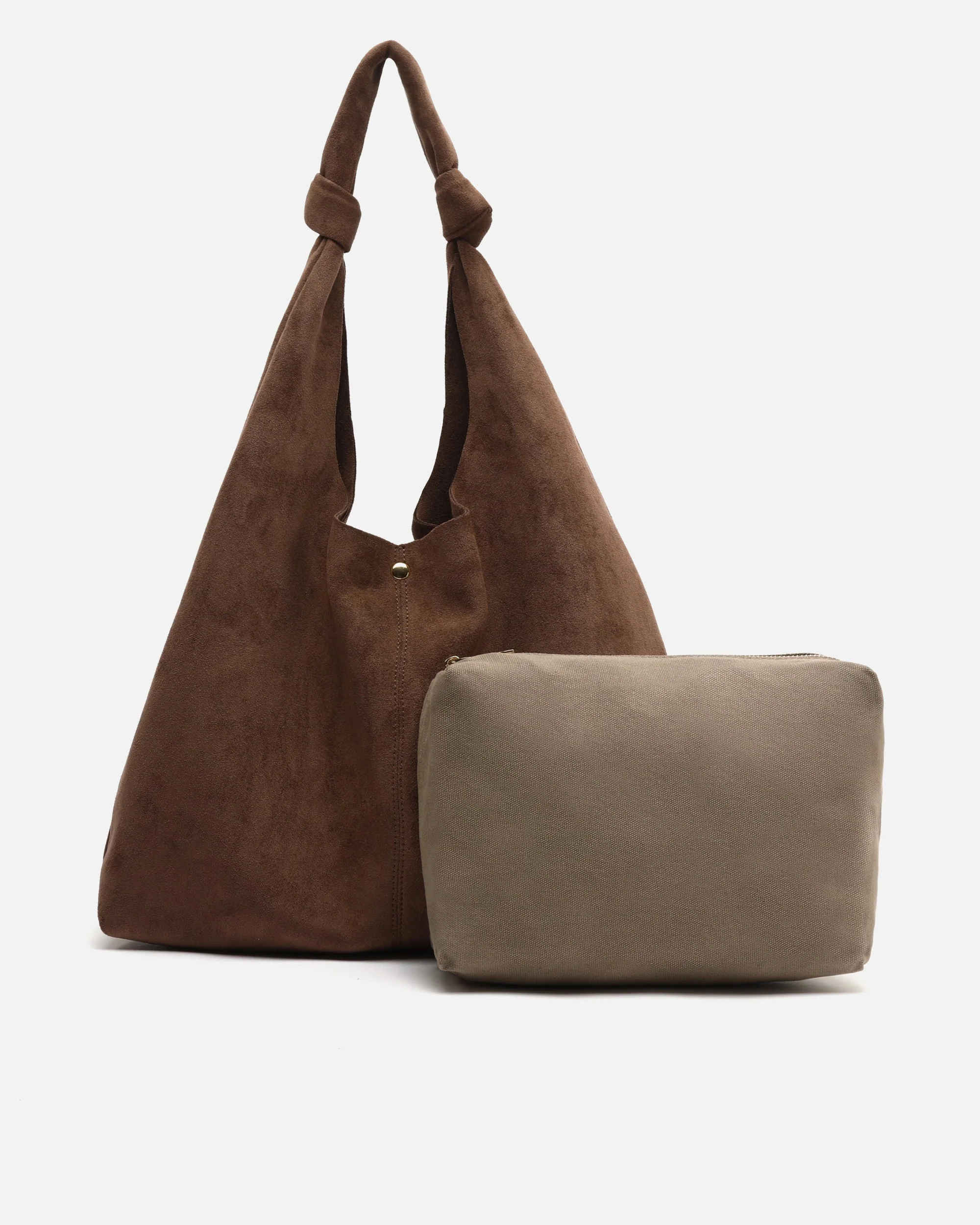 Pologi-1 bolso hobo grande efecto ante con neceser extraíble - Image 13