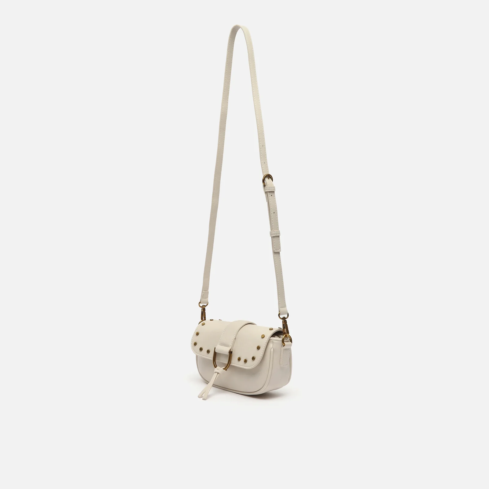 Ranty-1 bolso de hombro pequeño con asa bandolera extraíble y detalles metálicos ED. - Image 3
