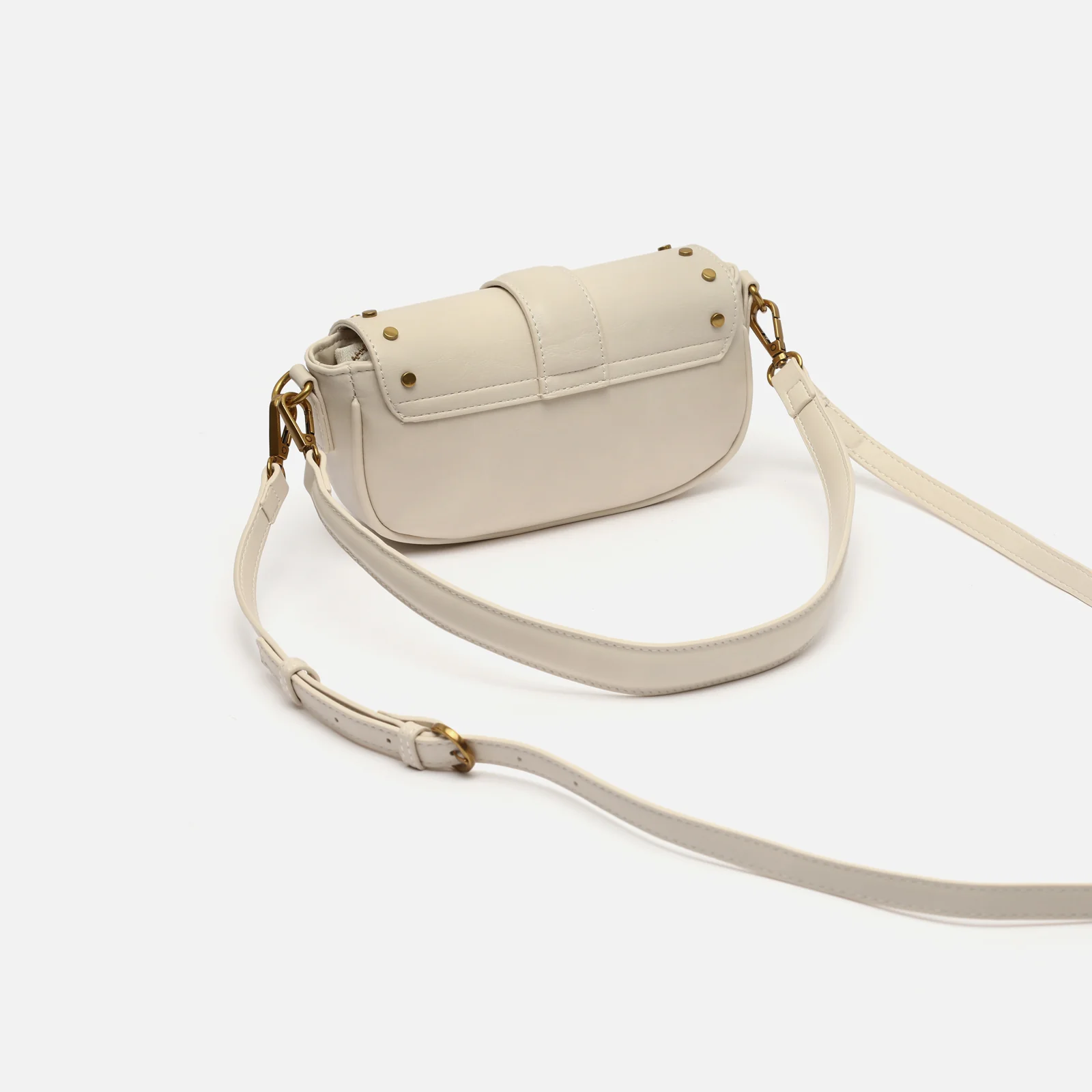 Ranty-1 bolso de hombro pequeño con asa bandolera extraíble y detalles metálicos ED. - Image 6