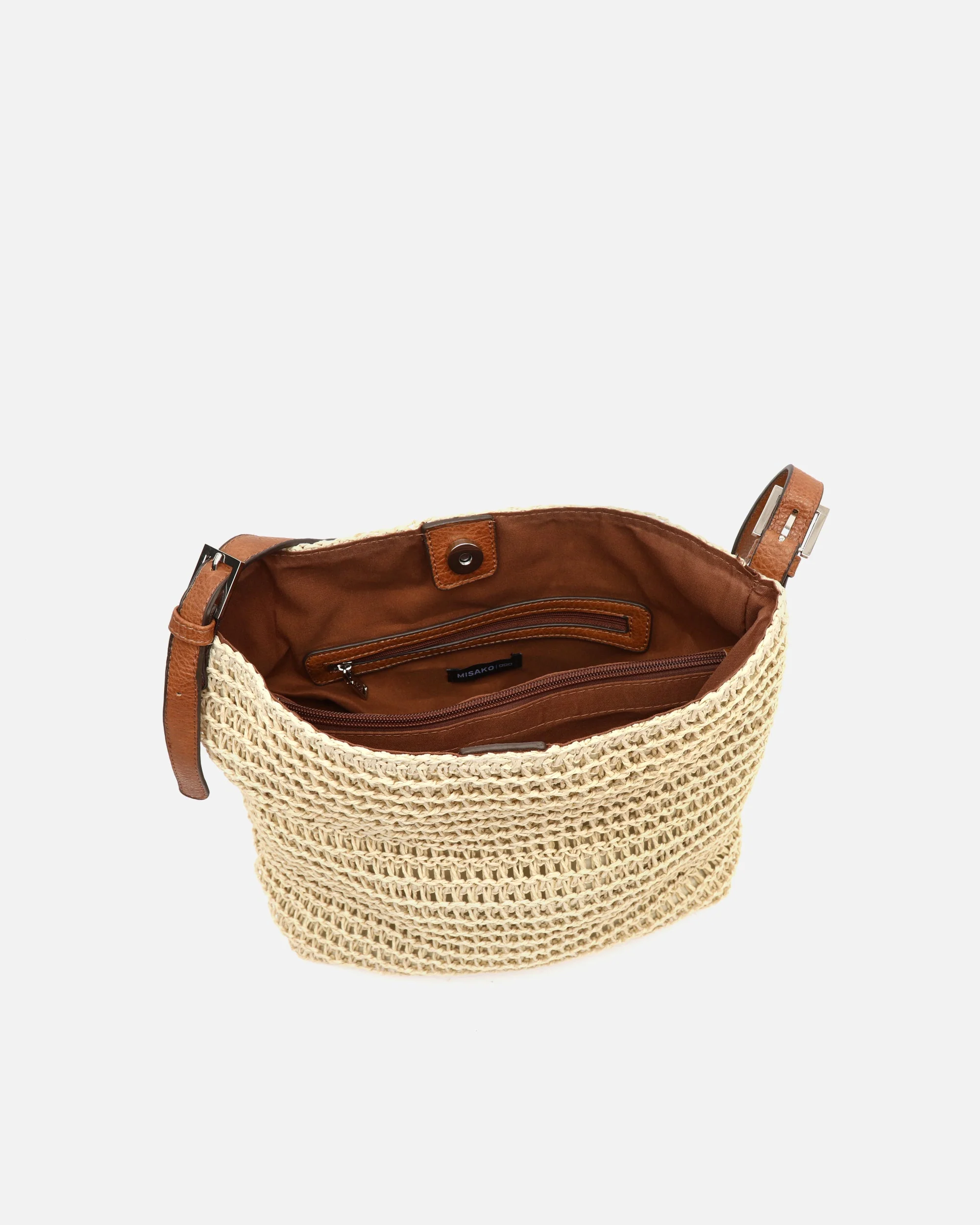 Rite bolso hobo efecto rafia ED. - Image 4