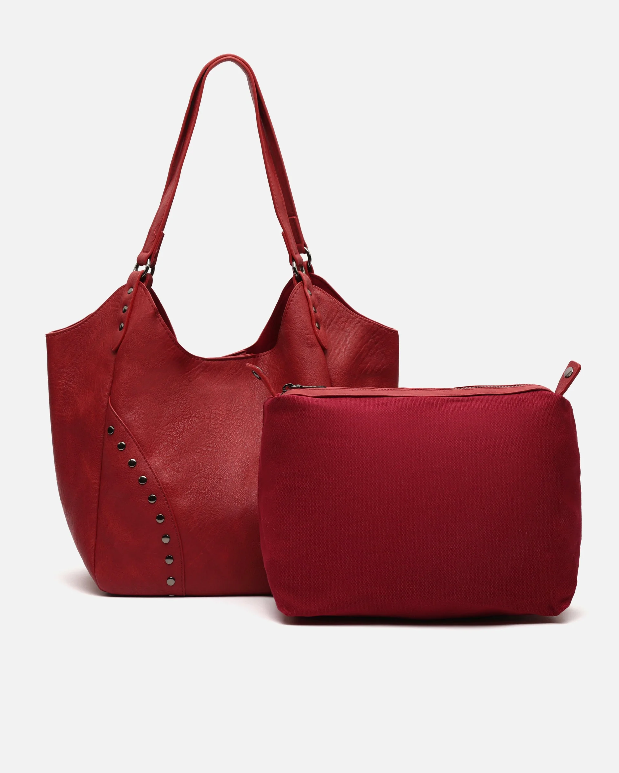 Serenity bolso de hombro con neceser extraíble y detalles metálicos - Image 10