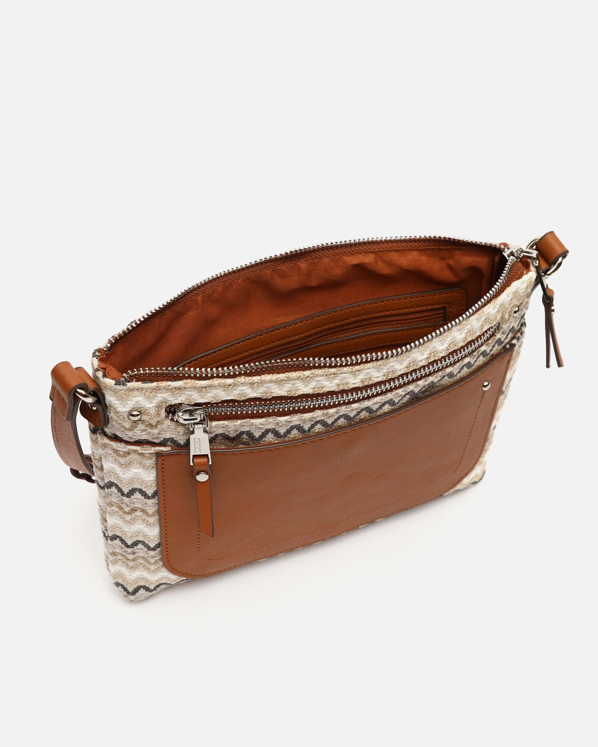 Tarvos bolso bandolera pequeño con estampado jacquard ED. - Image 5