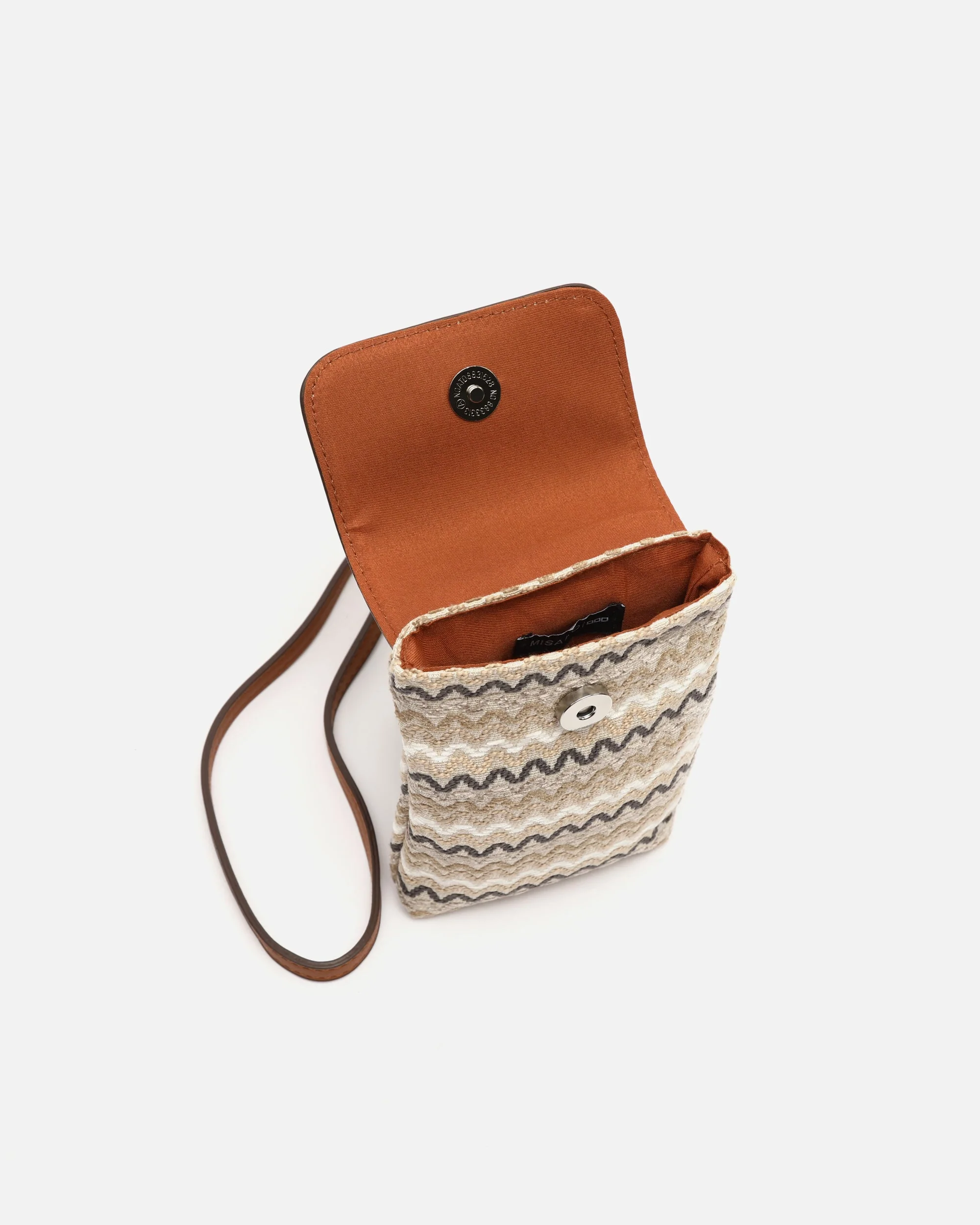 Tarvoss bolso bandolera mini para móvil con estampado jacquard ED. - Image 5