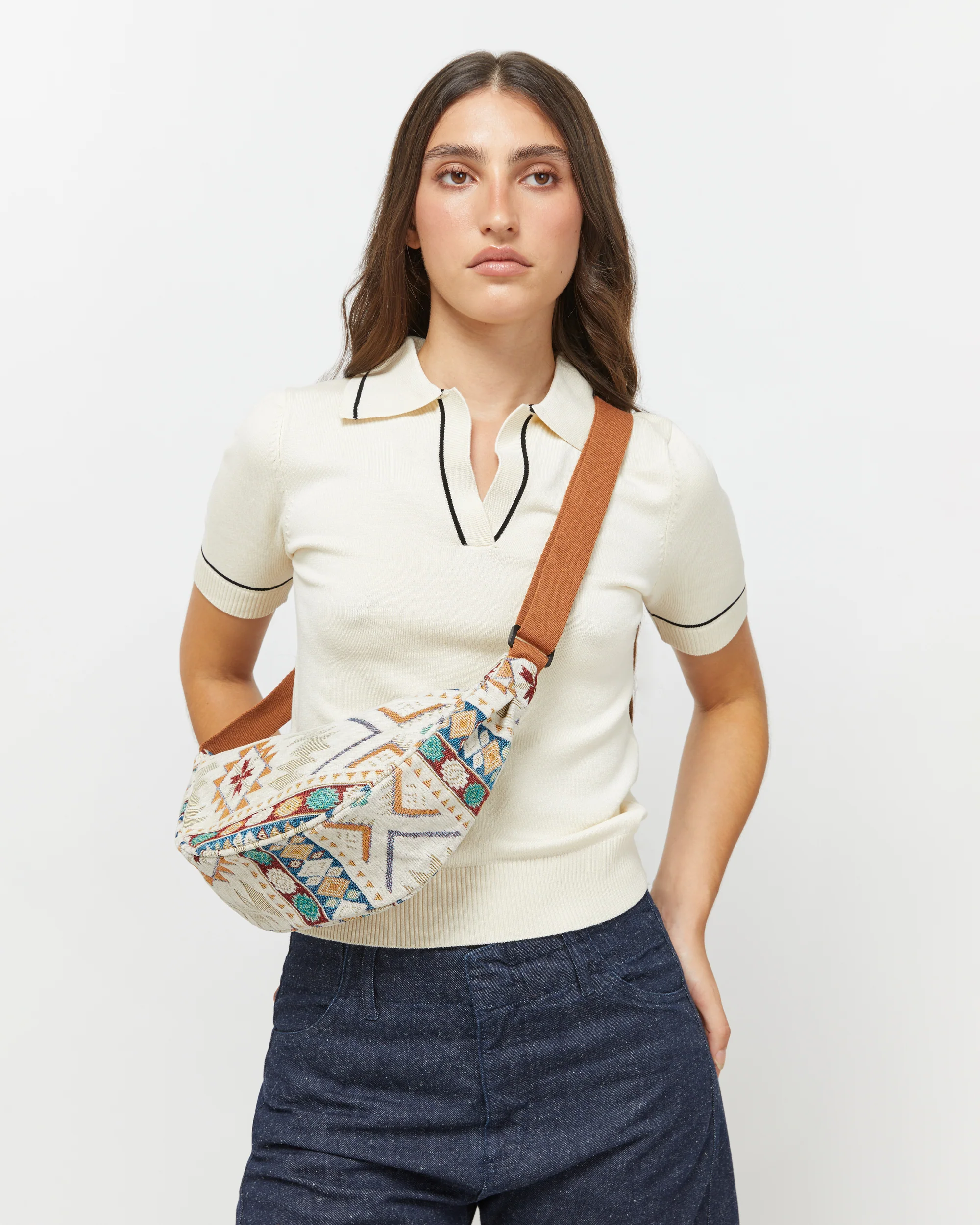 Tiani riñonera con estampado jacquard - Image 3
