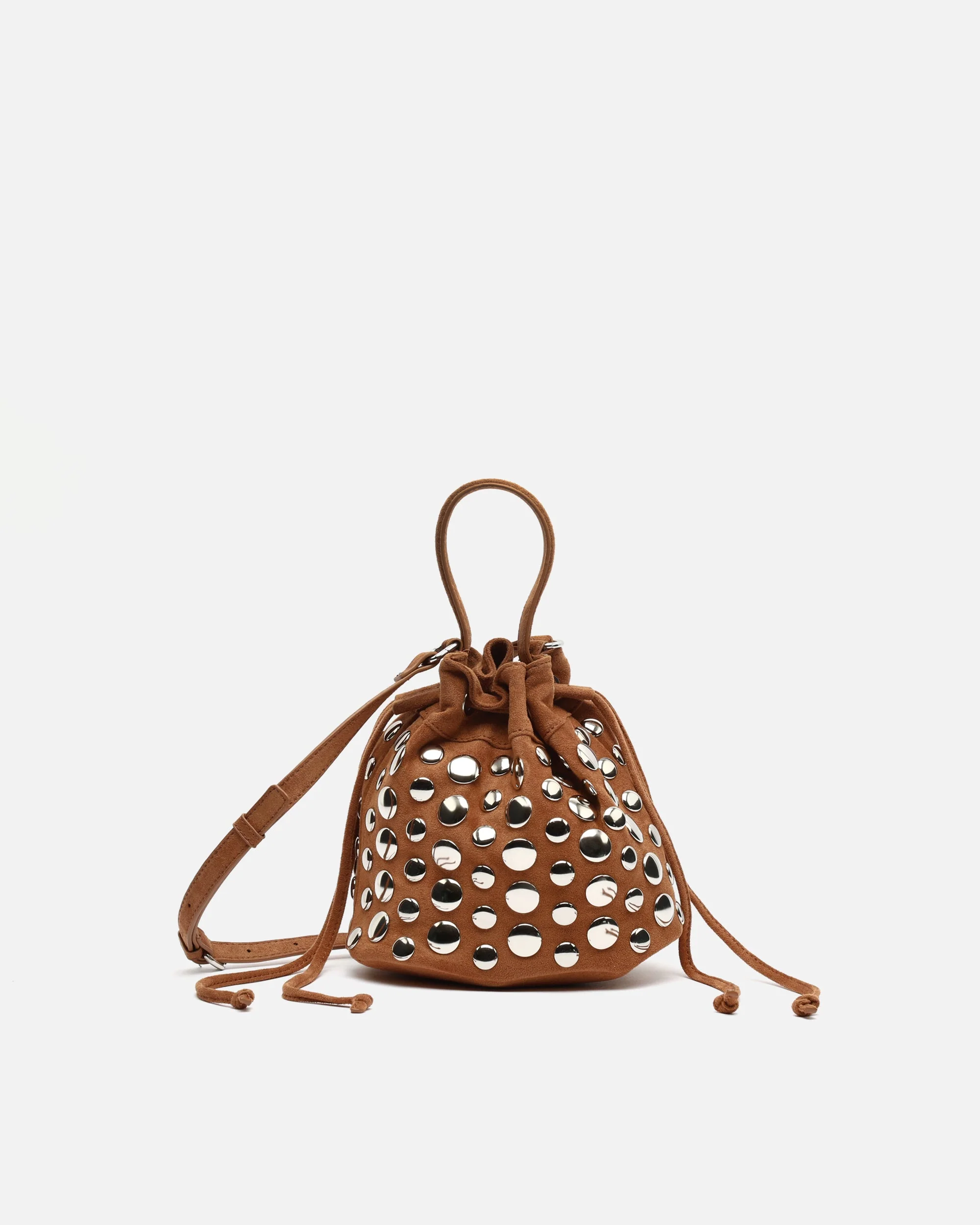 Tudi bolso bucket efecto ante con tachas