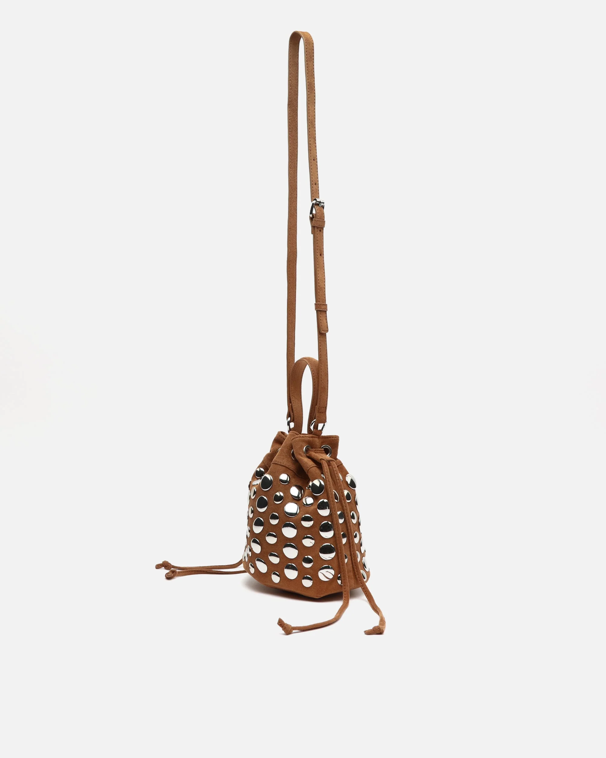 Tudi bolso bucket efecto ante con tachas - Image 3